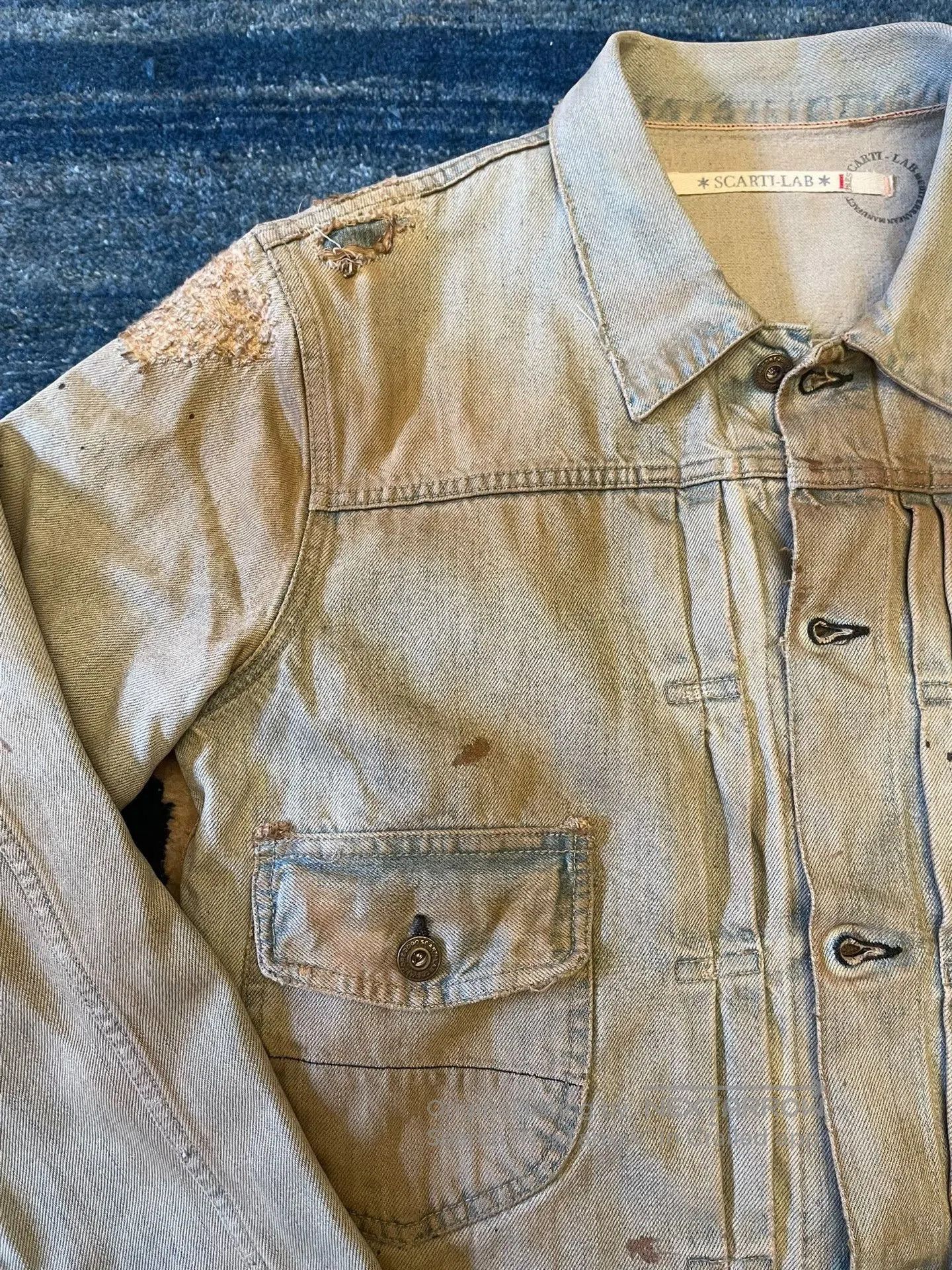 Scarti-Lab Scarti Lab Heavily Distressed Jacket. Size US L / EU 52-54 / 3 - 3 Thumbnail