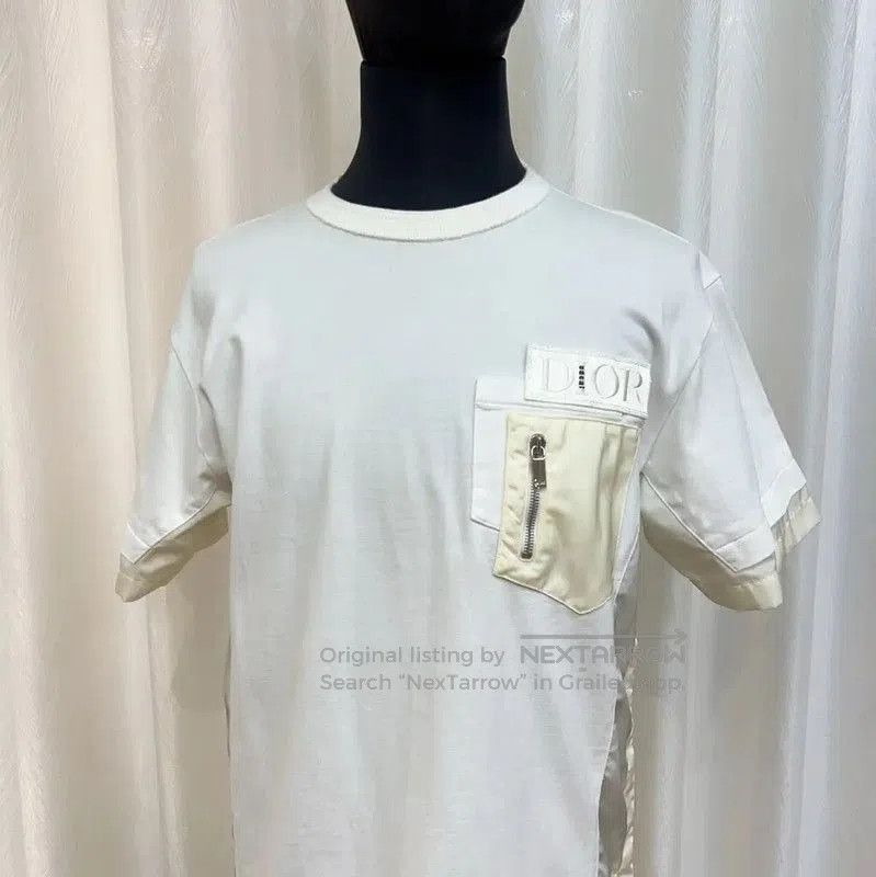 Dior Dior Beige Cotton Men's T-Shirt . Size US L / EU 52-54 / 3 - 1 Thumbnail