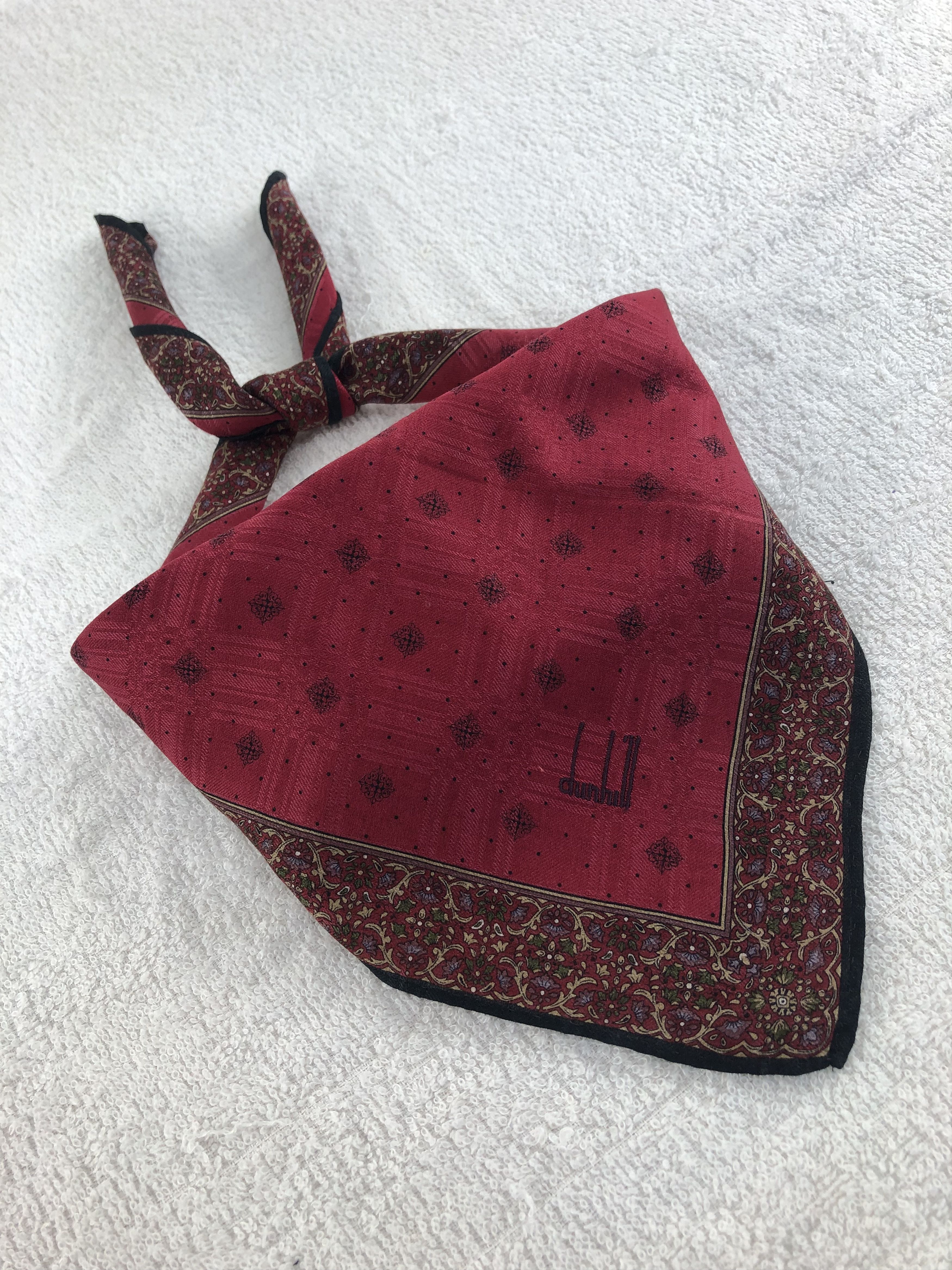 Alfred Dunhill Alfred Dunhill Handkerchief / Bandana / Neckerchief C308 Size ONE SIZE - 2 Thumbnail