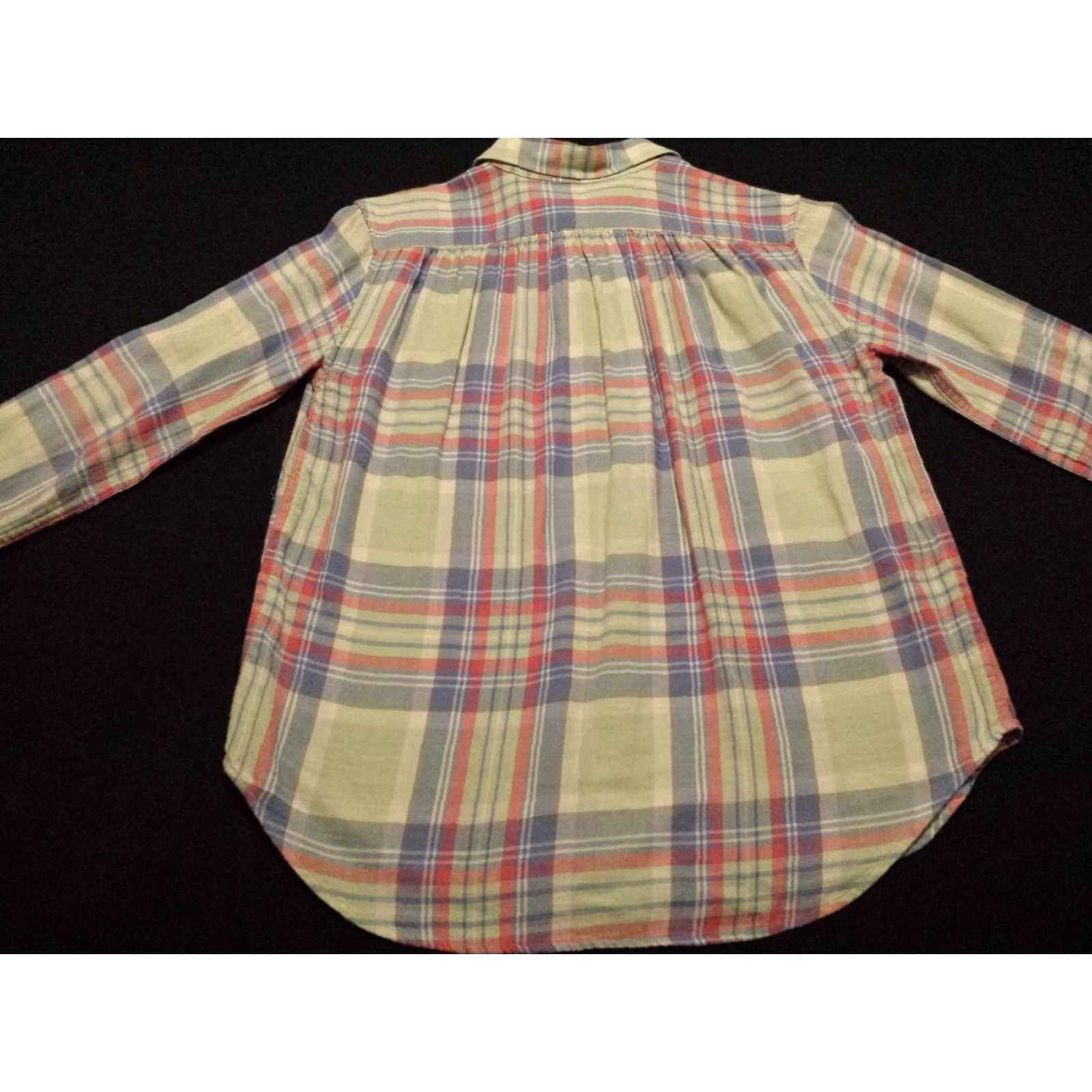 Chaps Chaps Shirt Multicolor Plaid Long Sleeve Button-Front Petite Small Pullover Blouse Women's PS Size S / US 4 / IT 40 - 6 Thumbnail