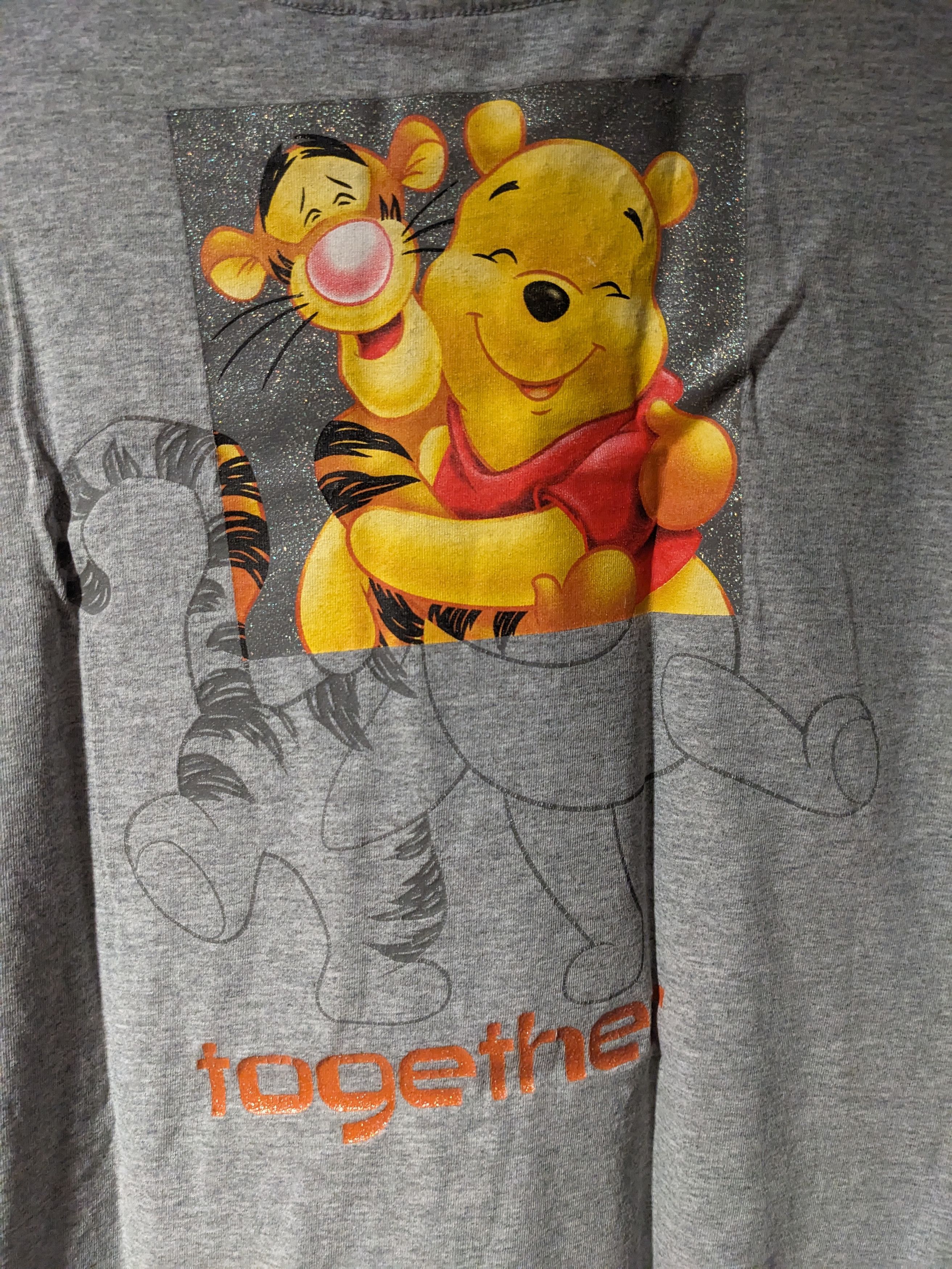 Disney × Vintage Vintage Y2K Winnie the Pooh Tigger Together Large T-Shirt Size US L / EU 52-54 / 3 - 2 Thumbnail