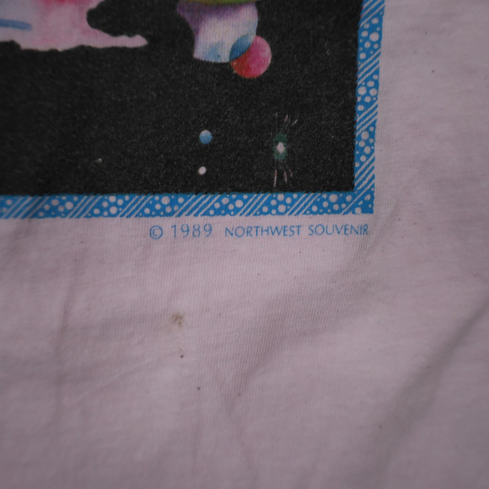 Hanes × Vintage Vintage Cosmic Lighthouse Graphic T Shirt Size US M / EU 48-50 / 2 - 4 Thumbnail