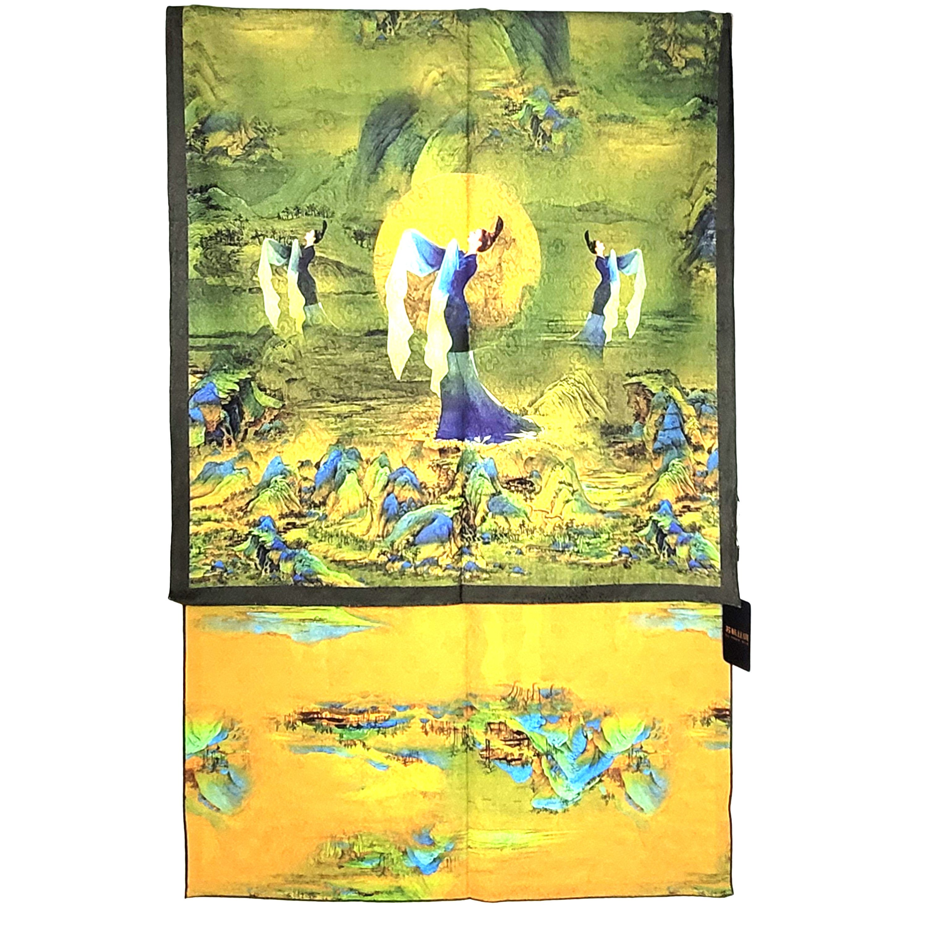 Other Double-Sided Silk Scarf 27"x70" Long Rectangle 3315 Size ONE SIZE - 6 Thumbnail
