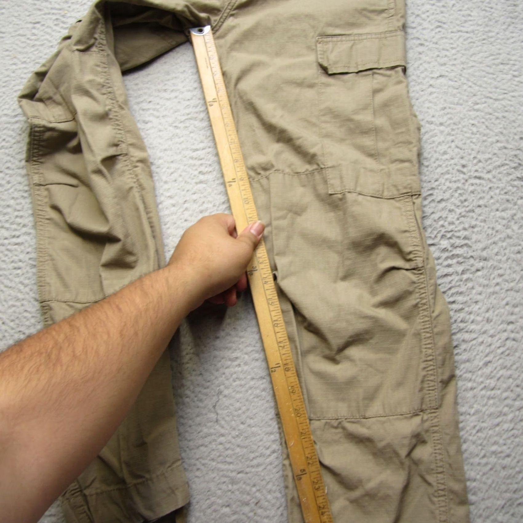 Carhartt Carhartt WIP Cargo Jogger Mens 27x30 Brown Ripstop Workwear Trousers Size US 27 - 6 Thumbnail