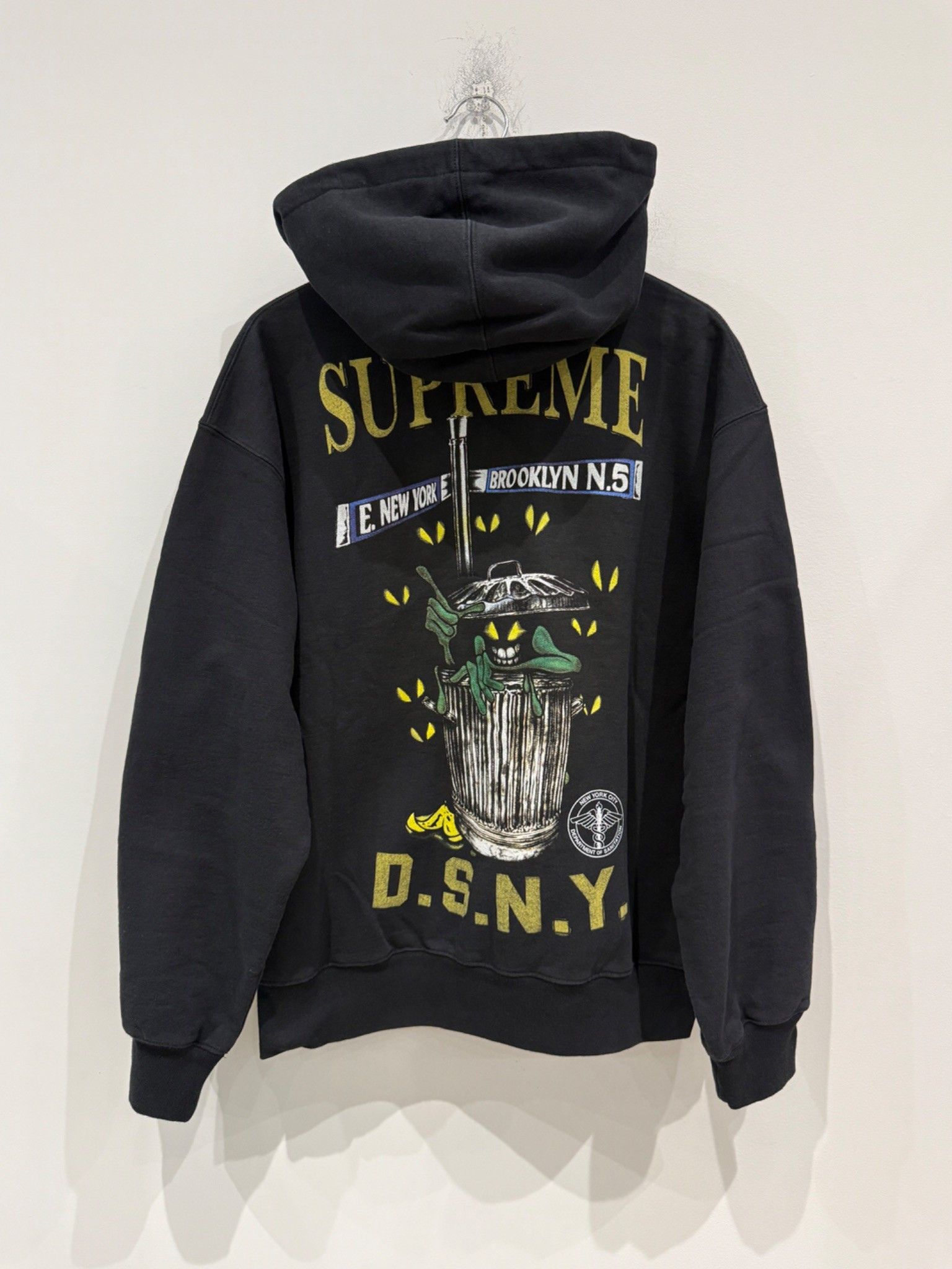 Supreme Supreme DSNY Zip Up Hooded Sweatshirt Black Size US M / EU 48-50 / 2 - 3 Thumbnail