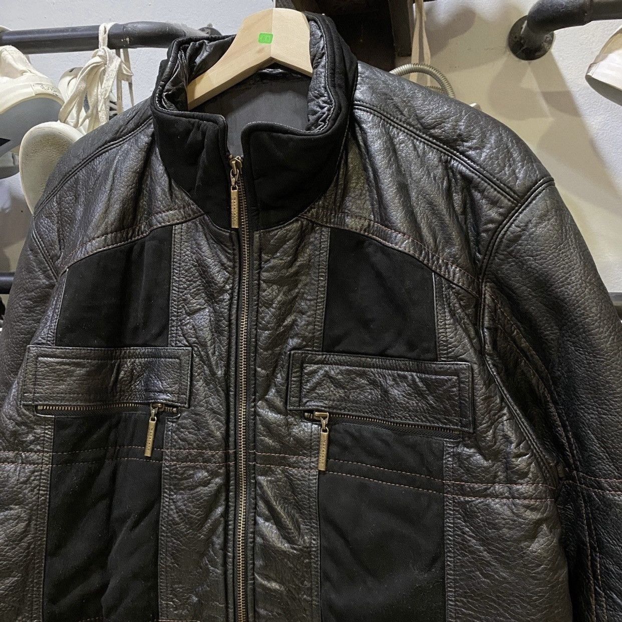 Nazareno Gabrielli × Vintage Rare Vintage Nazareno Gabrielli Italy Leather Jacket Size US L / EU 52-54 / 3 - 4 Thumbnail