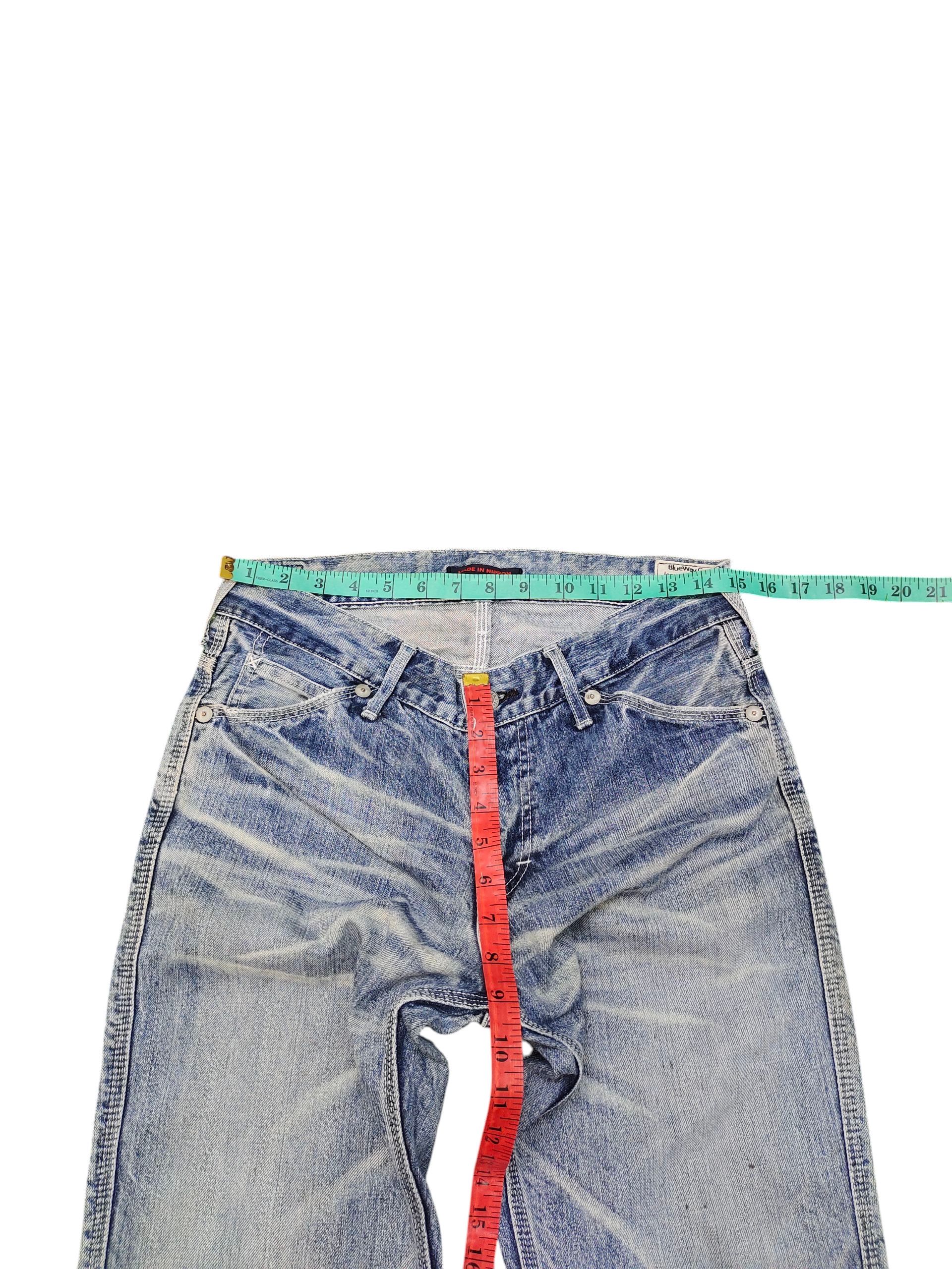 Kapital Vintage Blueway Japan Clawmark Distress Denim Jeans Size US 31 - 17 Thumbnail