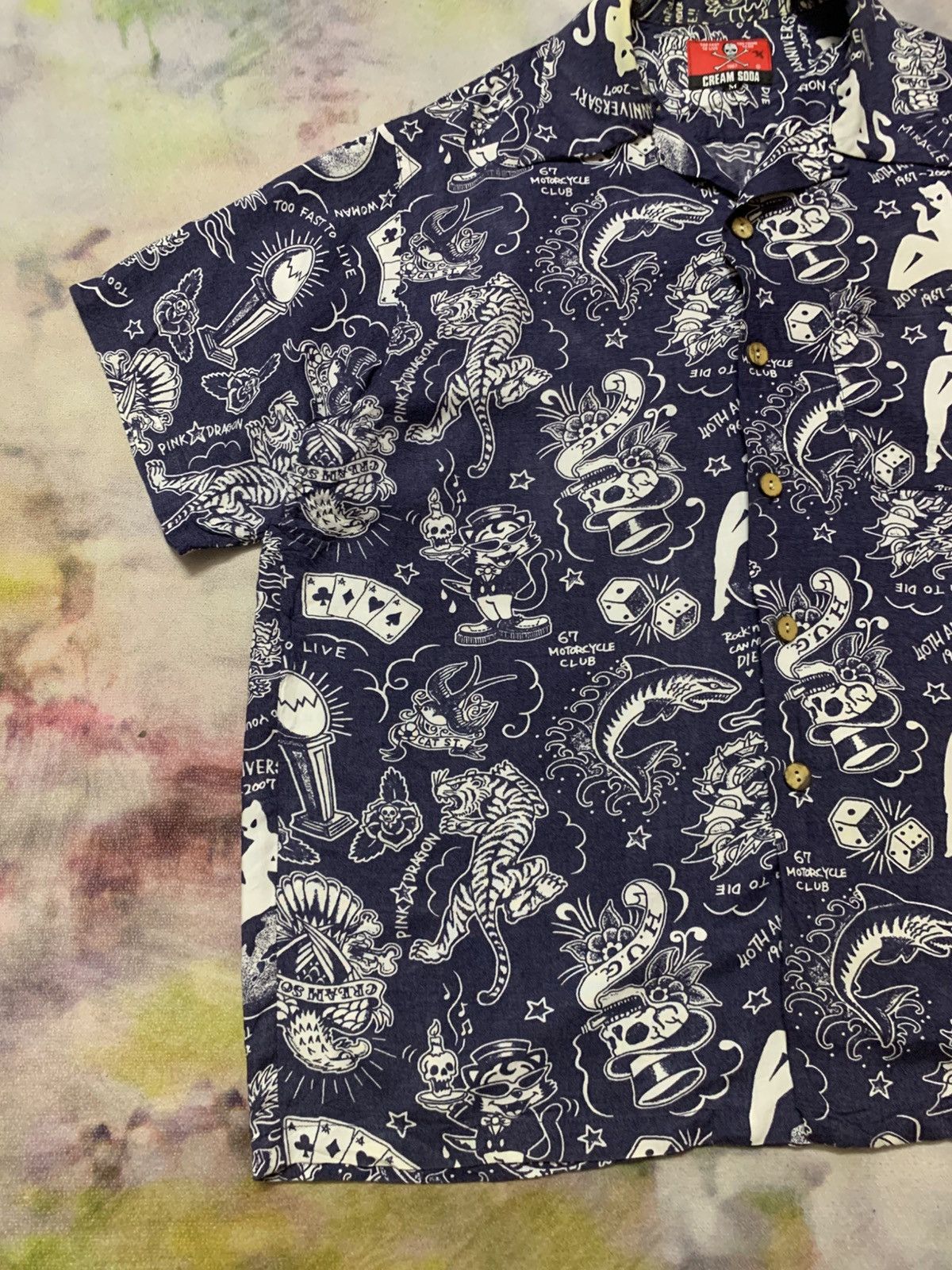 Bounty Hunter Cream Soda 40th Anniversary Rockabilly Button Ups Sunsurf Size US M / EU 48-50 / 2 - 3 Thumbnail