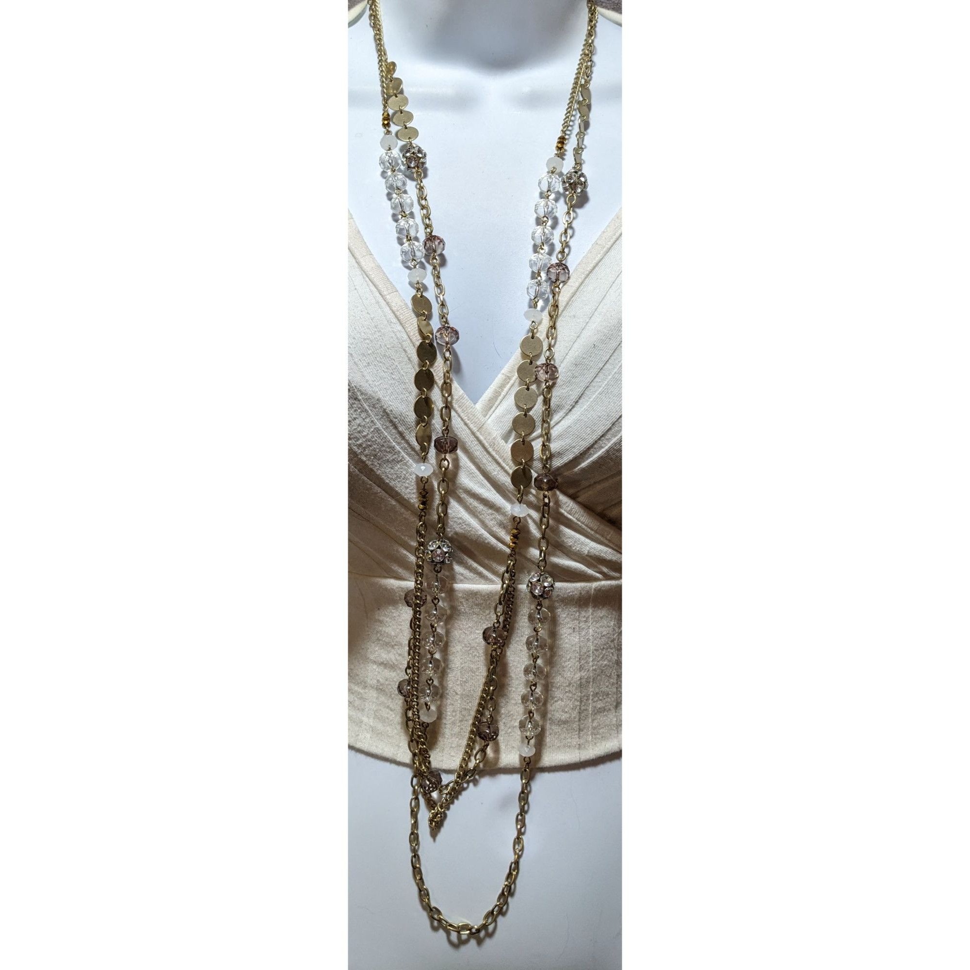 Other Y2K Gold Glam Multilayer Necklace Size ONE SIZE - 5 Thumbnail
