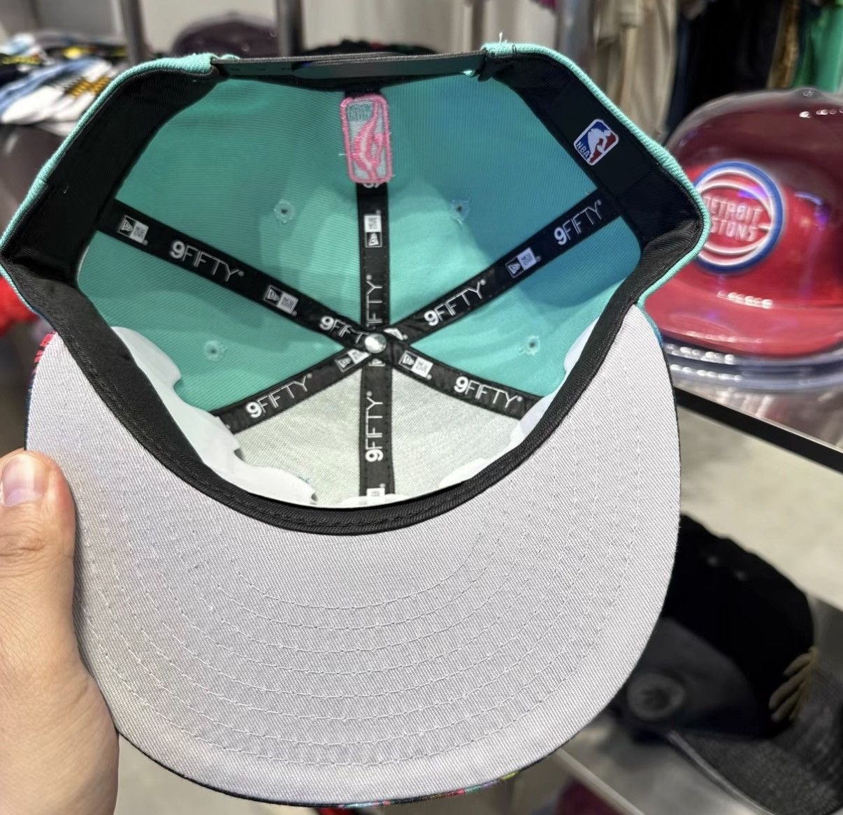 New Era New Era NBA San Antonio Spurs Flat Brim Baseball Cap J32 Size ONE SIZE - 4 Thumbnail