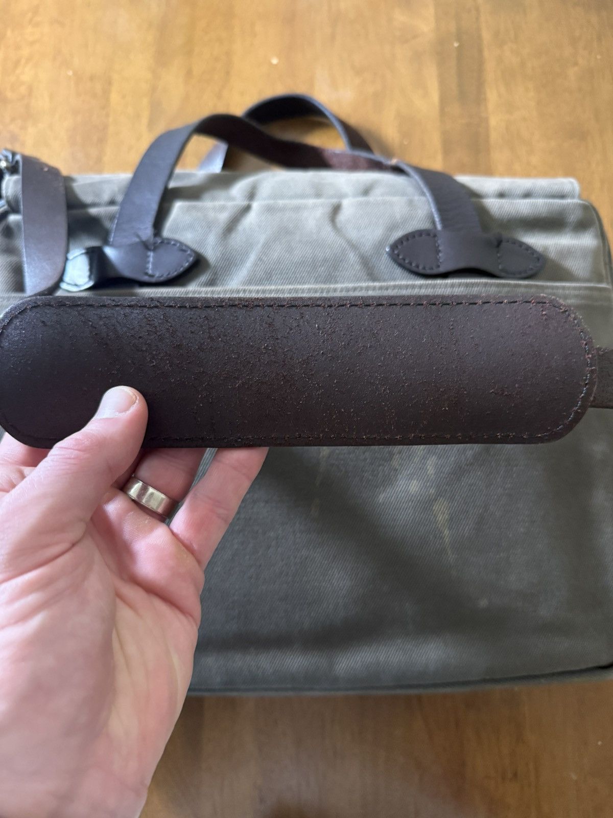 Filson Filson 256 Original Briefcase Otter Green USA Size ONE SIZE - 5 Thumbnail