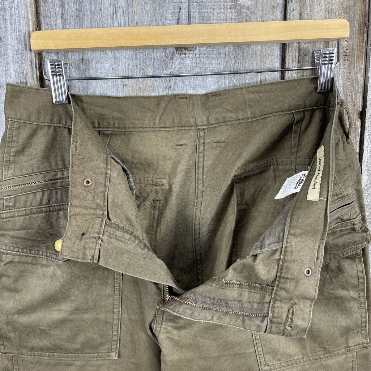 Journal Standard × Vintage Vintage Journal Standard Faded Cargo Bush Pants Size US 35 - 7 Thumbnail