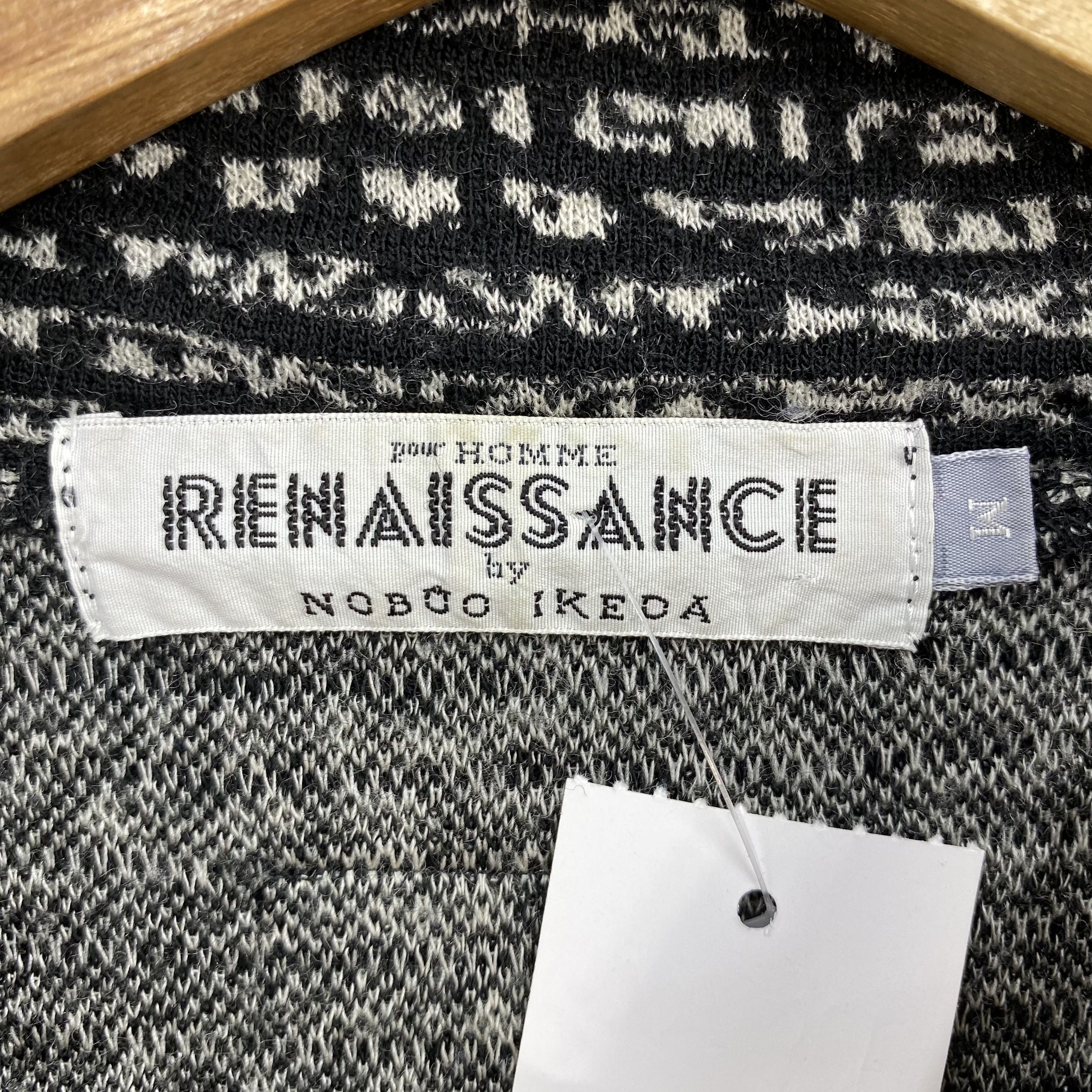 Japanese Brand Vintage Y2K Renaissance Nobuo Ikeda Zip Wool Sweatshirt Size US XL / EU 56 / 4 - 9 Thumbnail