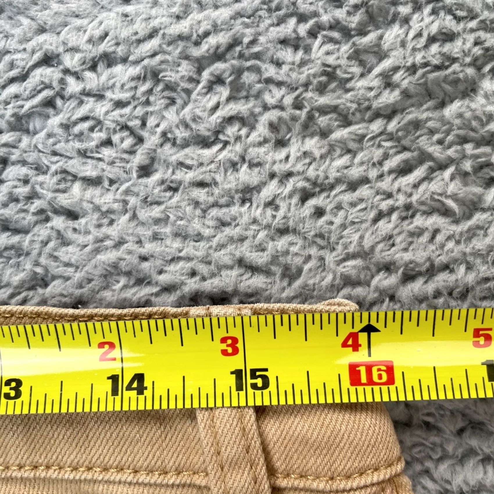 Ralph Lauren Lauren Ralph Lauren Jeans Womens 10 Petite Beige Cotton Stretch Straight Leg Jeans 5-Pocket Denim City Preppy Distressed-Free Regular Inseam 22 in Size 32" / US 10 / IT 46 - 8 Thumbnail