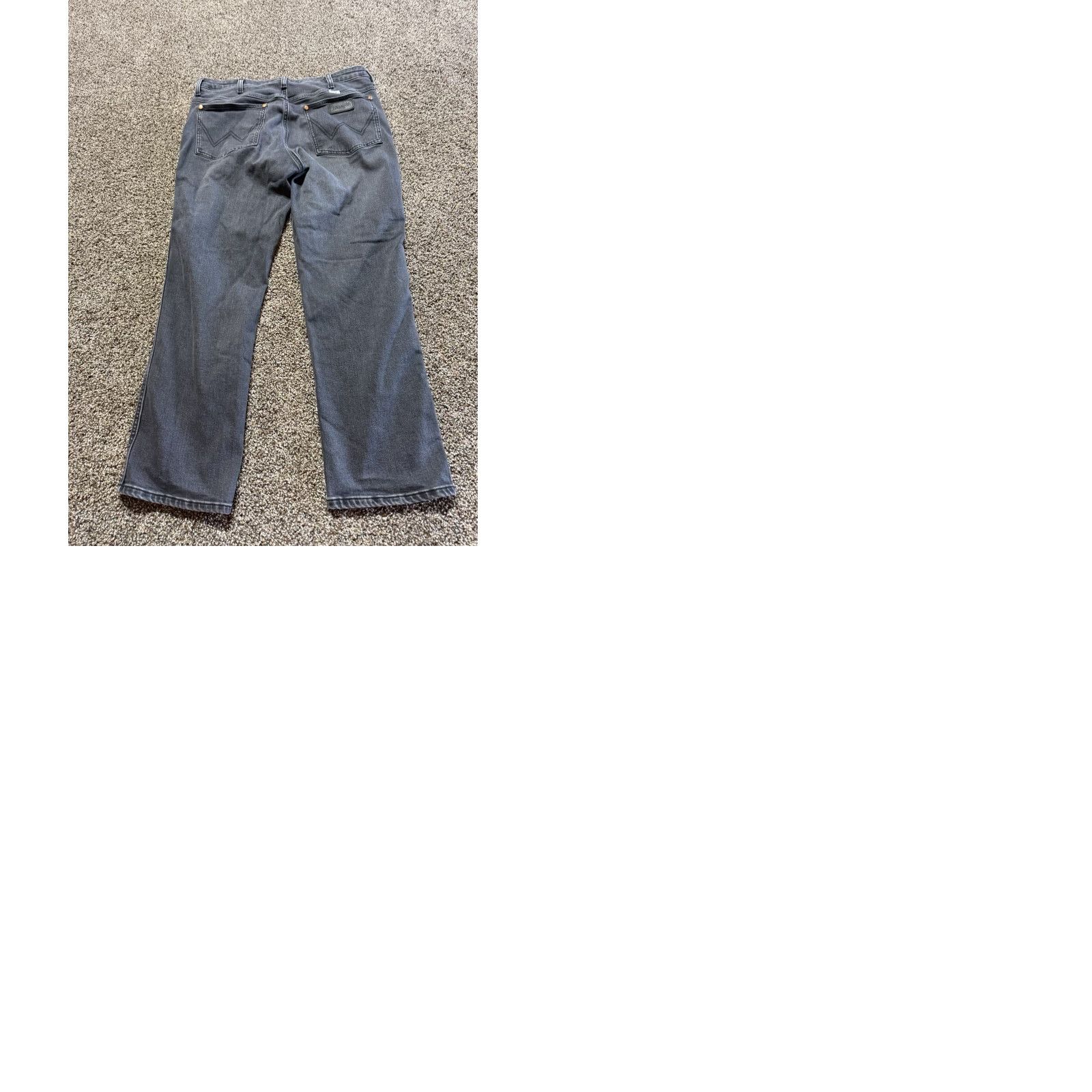 Wrangler Wrangler Jeans Men 32 Gray Denim Straight High Rise 32X27 Wrangler Wild West Jeans Men 32 Gray Denim 27 Inseam Straight Flex Size US 32 / EU 48 - 9 Thumbnail