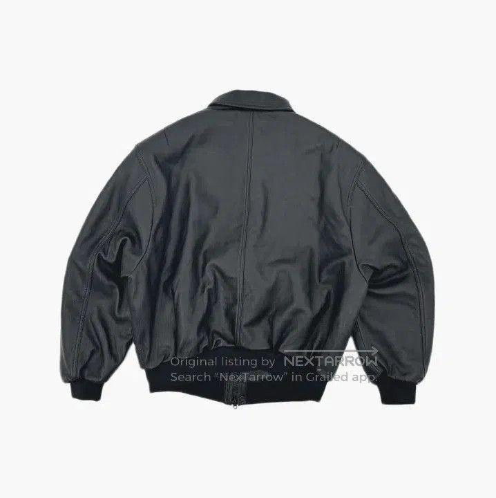 Balenciaga Balenciaga Black Logo Oversized Leather Jacket. Size US XS / EU 42 / 0 - 2 Thumbnail