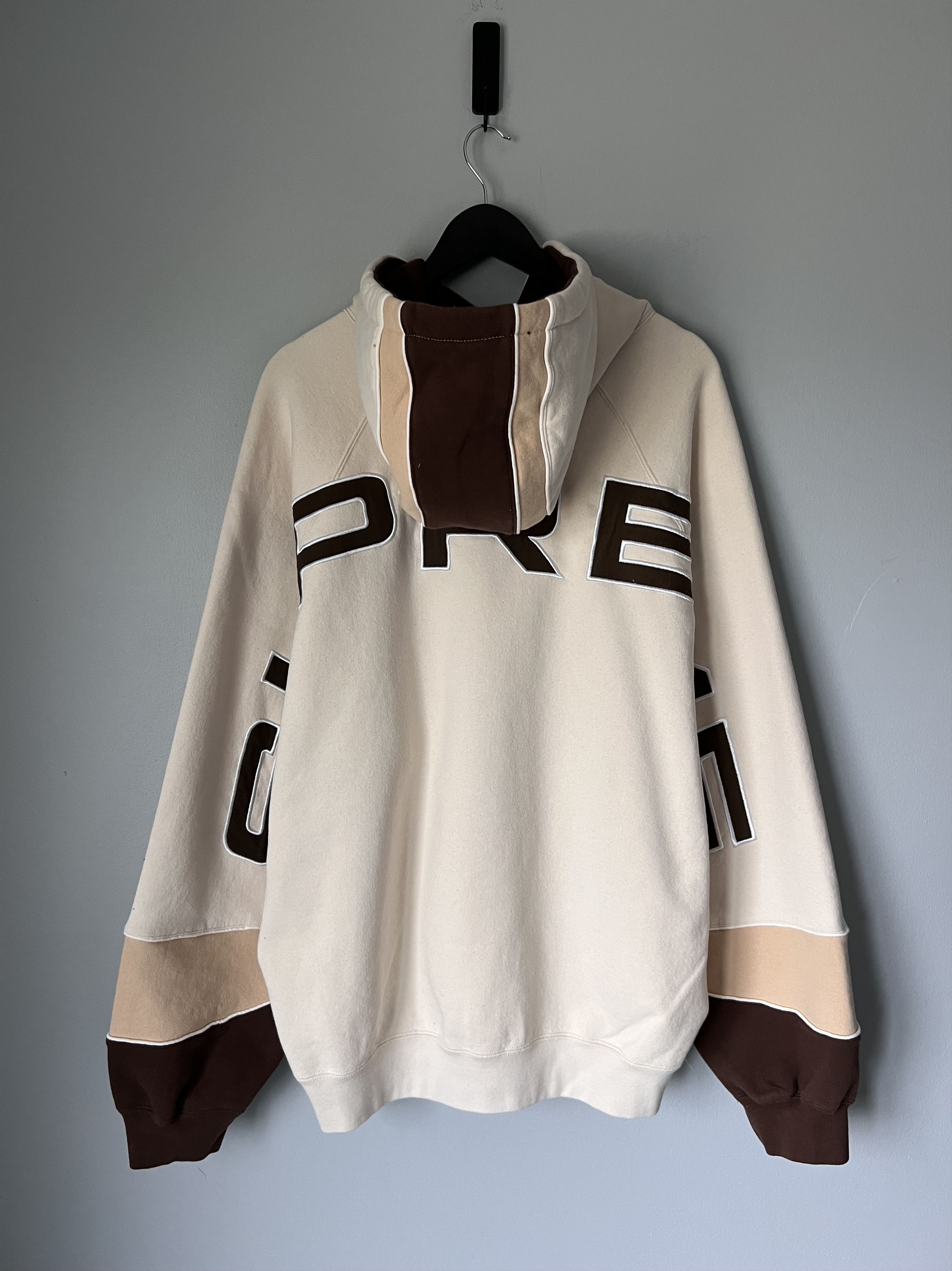 Supreme Supreme Paneled Hoodie in Natural Brown Size US XL / EU 56 / 4 - 3 Thumbnail