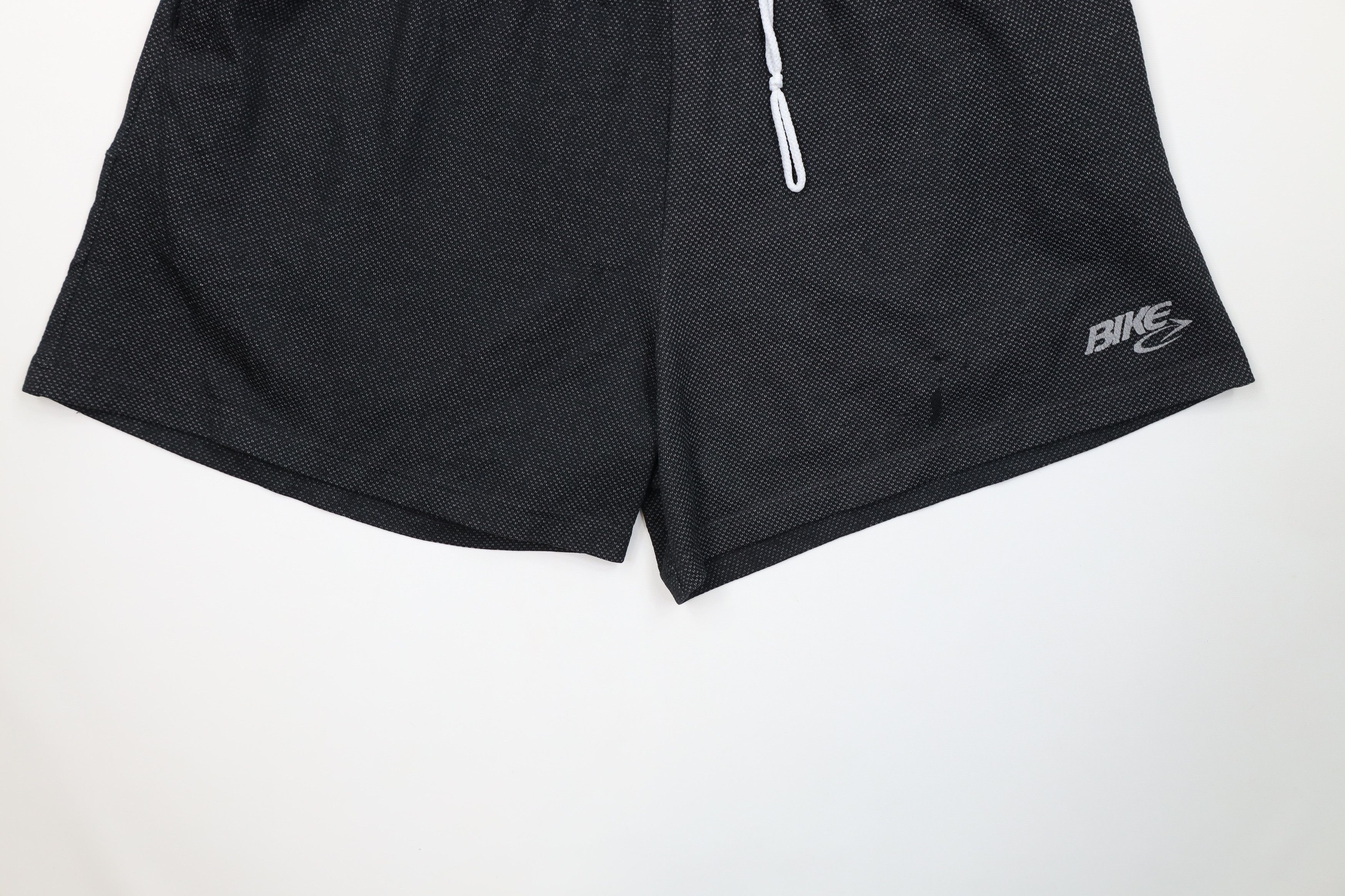 Vintage Vintage 90s Bike Above Knee Sweatpants Shorts Black USA Size US 36 / EU 52 - 4 Thumbnail