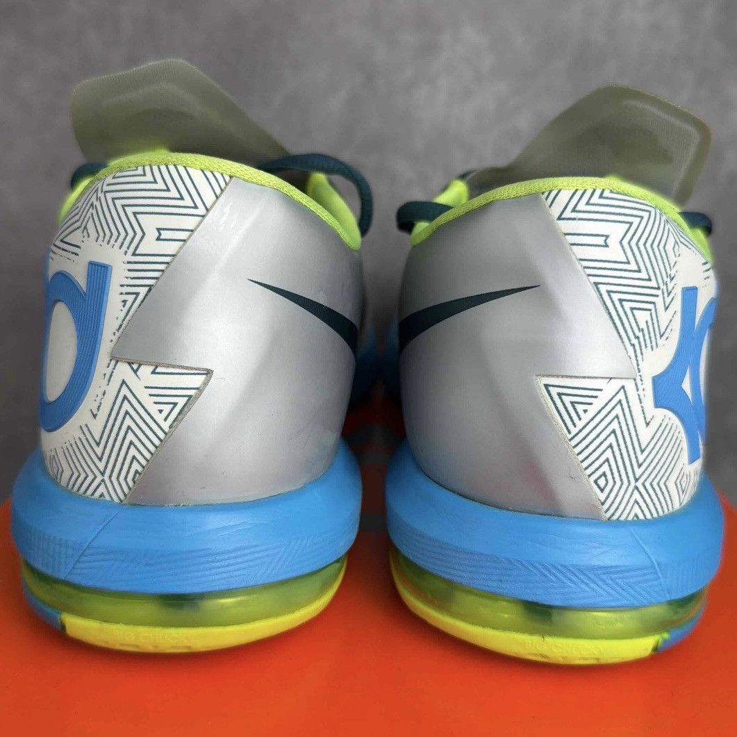 Nike Nike KD 6 Pure Platinum Home II Size 8.5 599424-009 Men’s OG Size US 8.5 / EU 41-42 - 6 Thumbnail