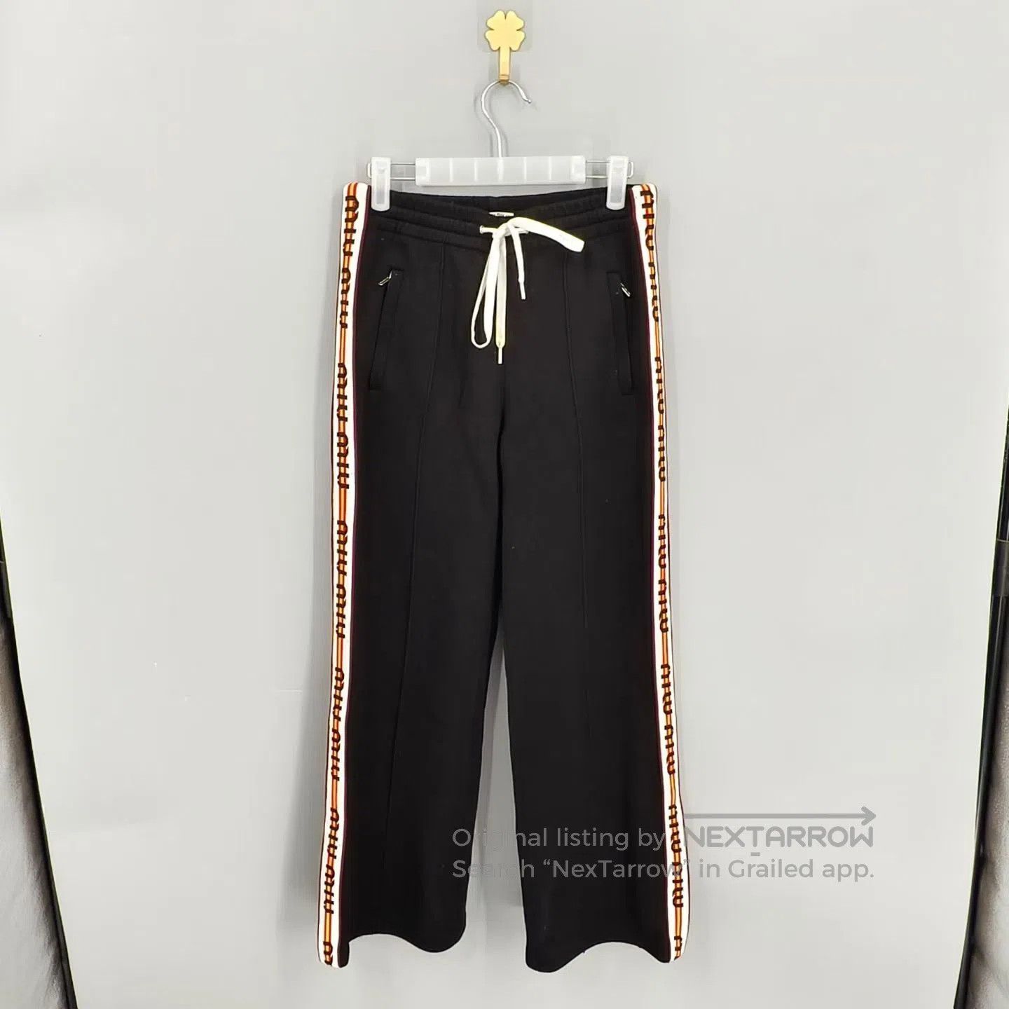 Miu Miu Miu Miu Repeating logo track pants| Size 26" / US 2 / IT 38 - 1 Thumbnail