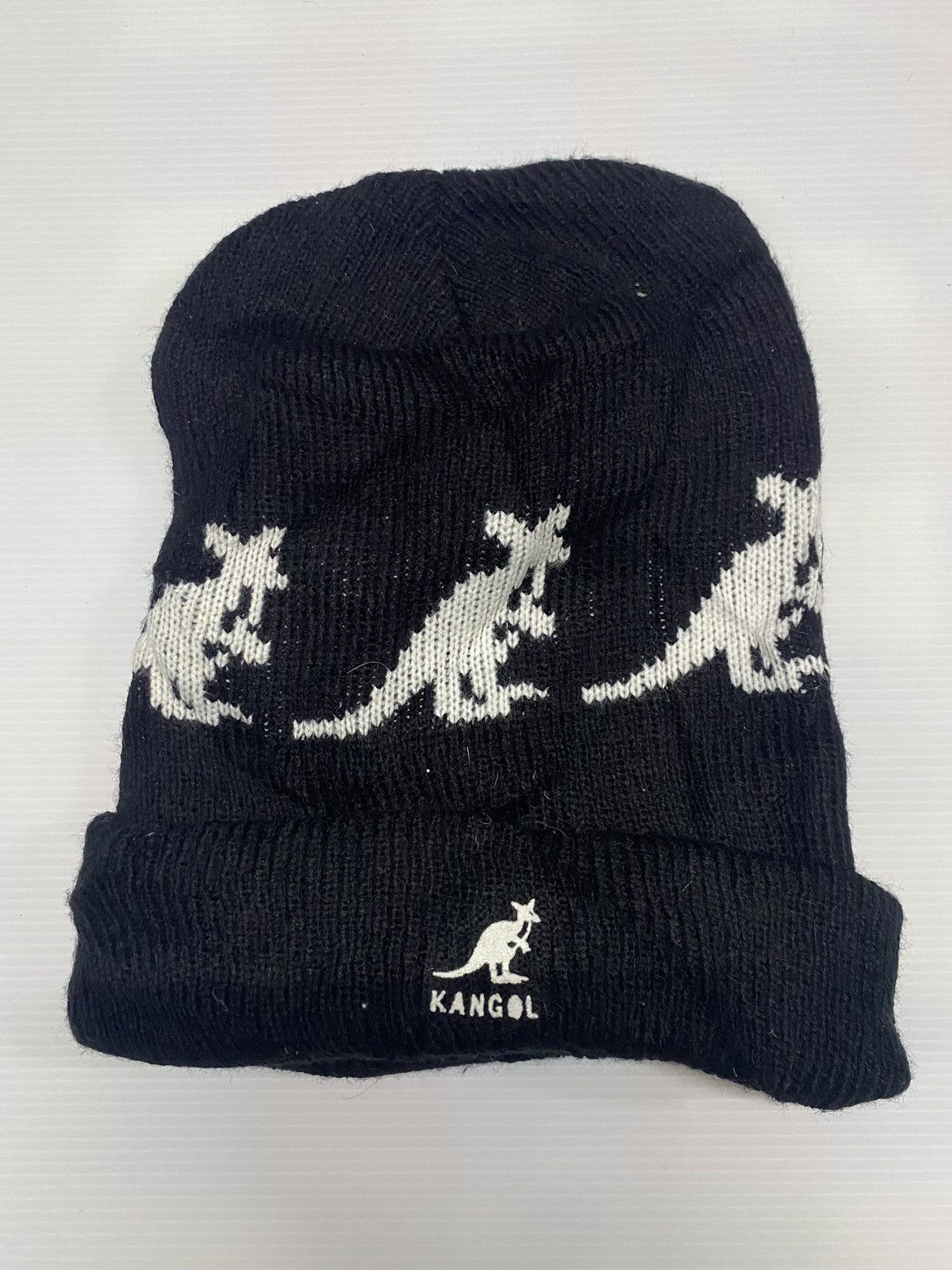 Kangol × Vintage kangol Small Logo Printed Beanie hat Size ONE SIZE - 1 Thumbnail