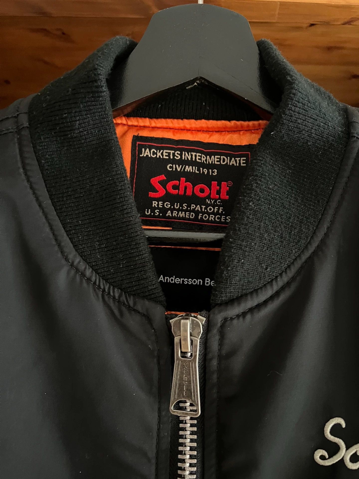 Schott Schott x Anderson Bell MA1 Embroidered Dragon Black L Jkt Size US L / EU 52-54 / 3 - 5 Thumbnail
