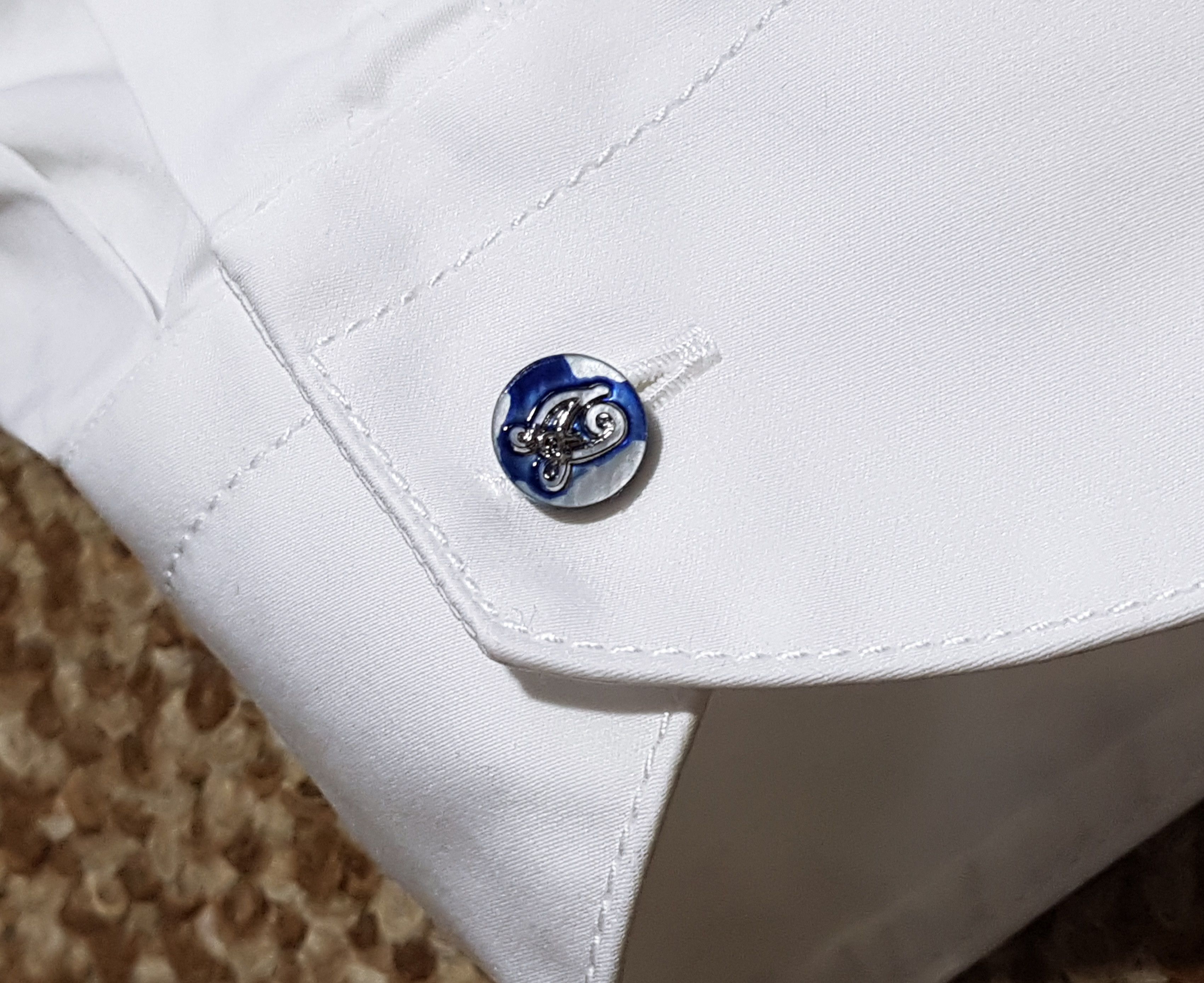 Zilli Zilli White Formal Shirt Long Sleeve Luxury Size US L / EU 52-54 / 3 - 7 Thumbnail