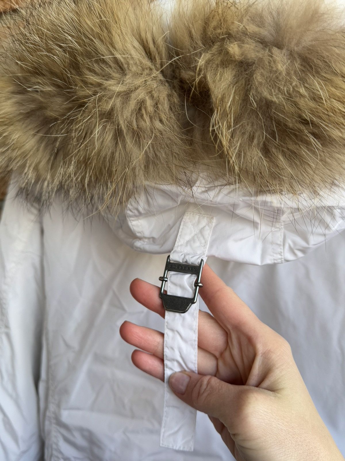 Burberry Burberry White Coat Jacket Women Size S / US 4 / IT 40 - 15 Thumbnail