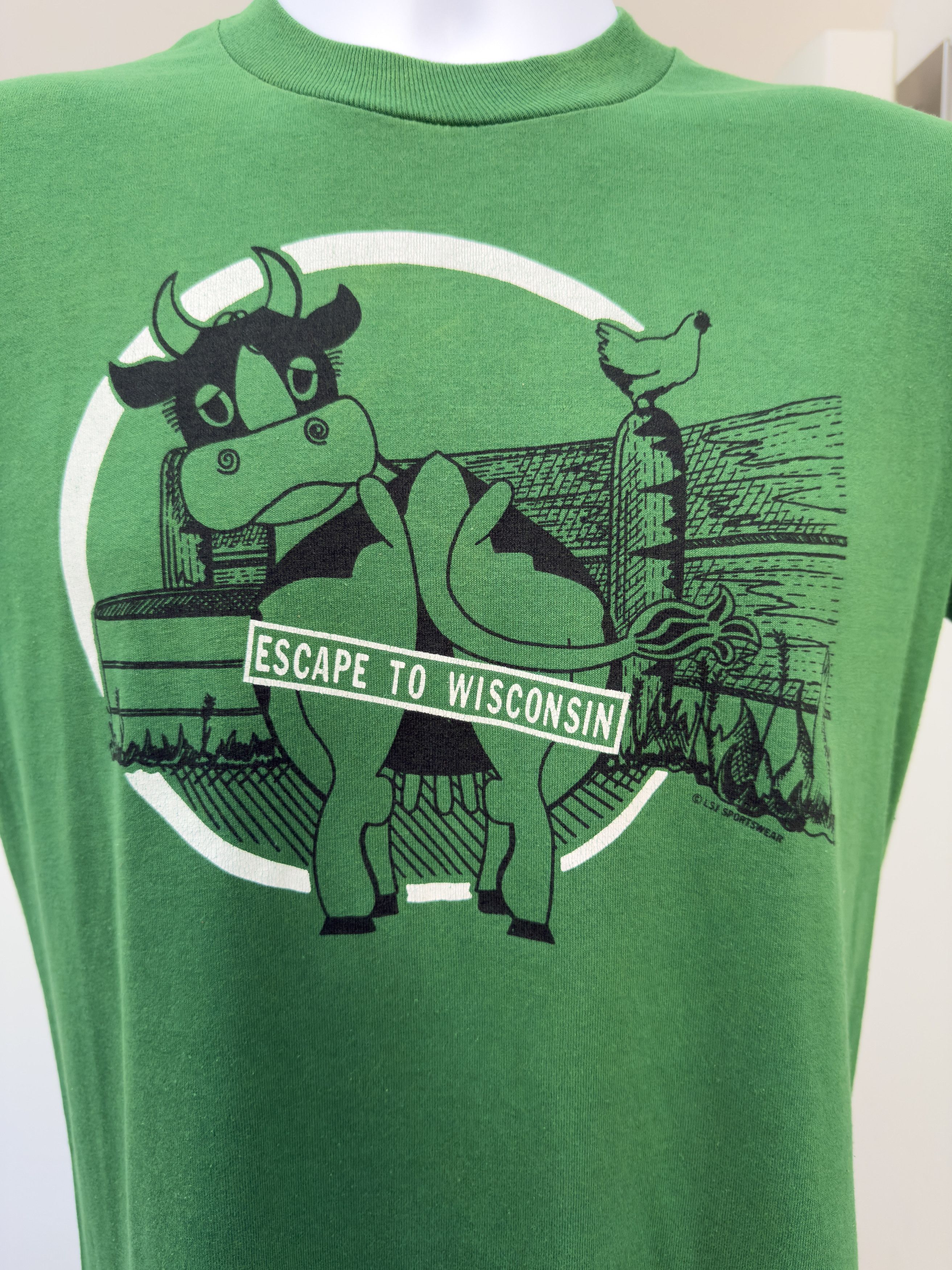 Other Vintage “Escape to Wisconsin” Graphic Single Stitch Tee USA Size US M / EU 48-50 / 2 - 2 Thumbnail