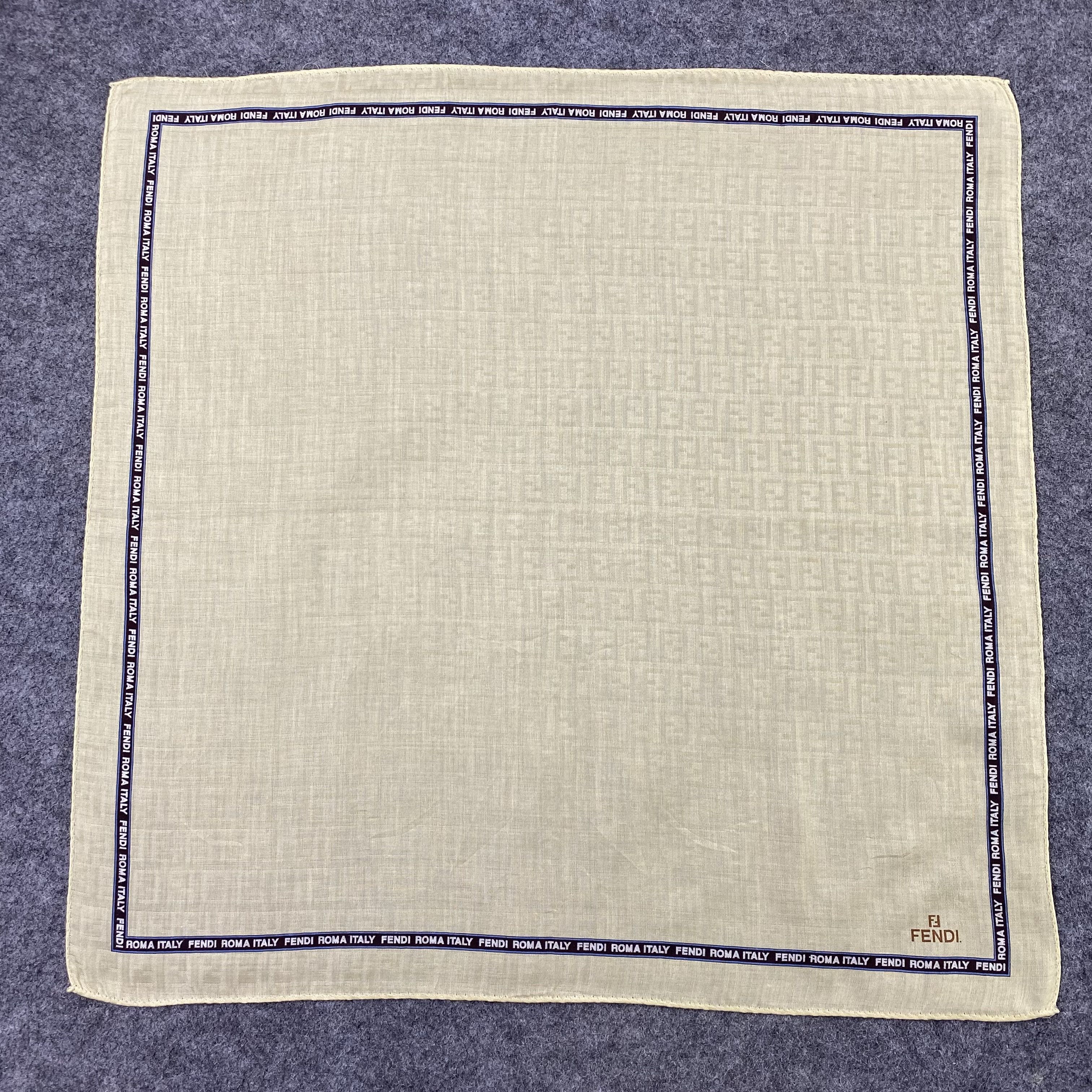 Fendi Fendi Handkerchief Neckerchief Bandana-B1670 Size ONE SIZE - 3 Thumbnail