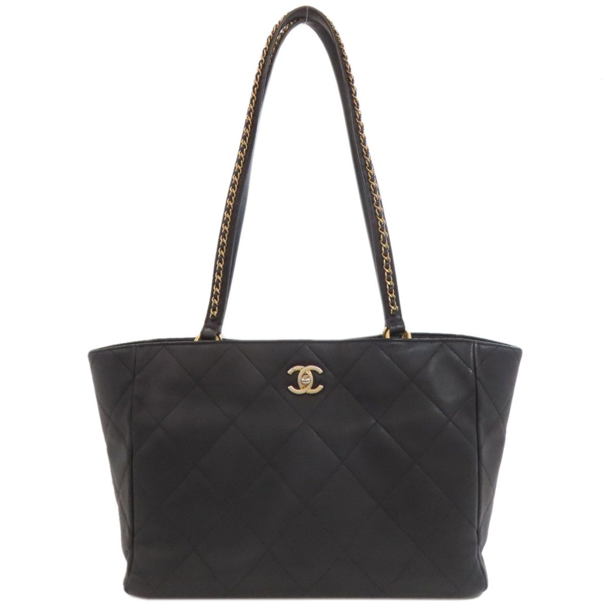 Chanel CHANEL Matelasse Gold Hardware Tote Bag Calfskin Women's Size ONE SIZE - 1 Thumbnail