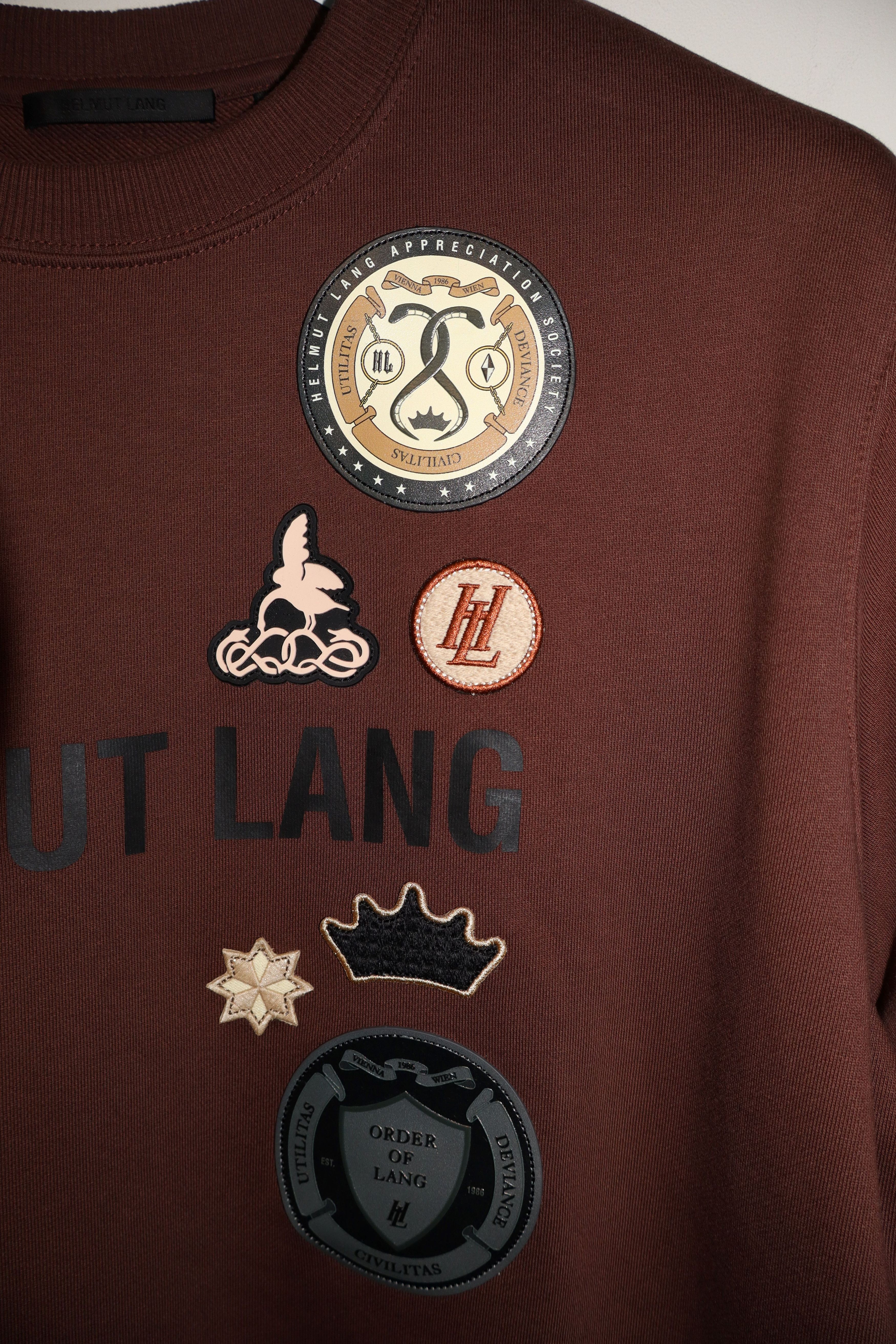 Helmut Lang Order of lang patches sweatshirt Size US M / EU 48-50 / 2 - 7 Thumbnail