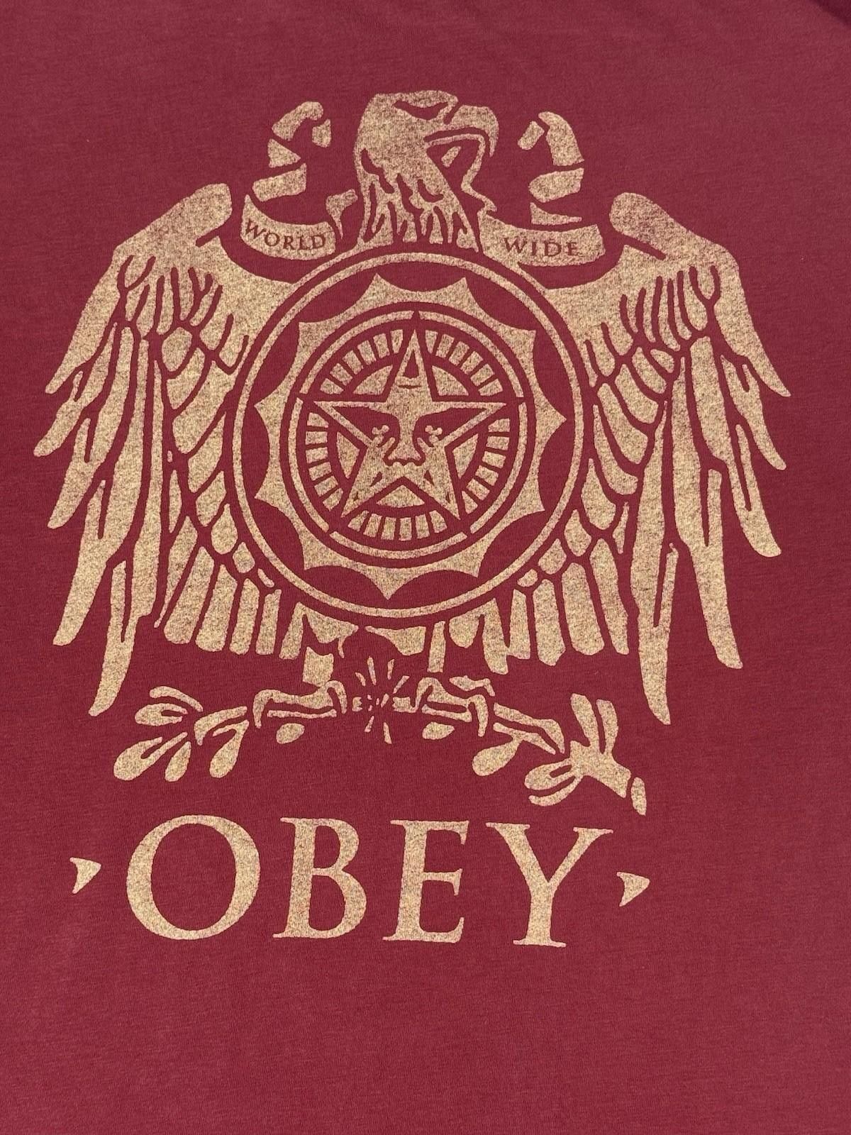 Obey Obey Eagle Crest Black Graphic Tee Size:S, Streetwear #8 Size US S / EU 44-46 / 1 - 2 Thumbnail
