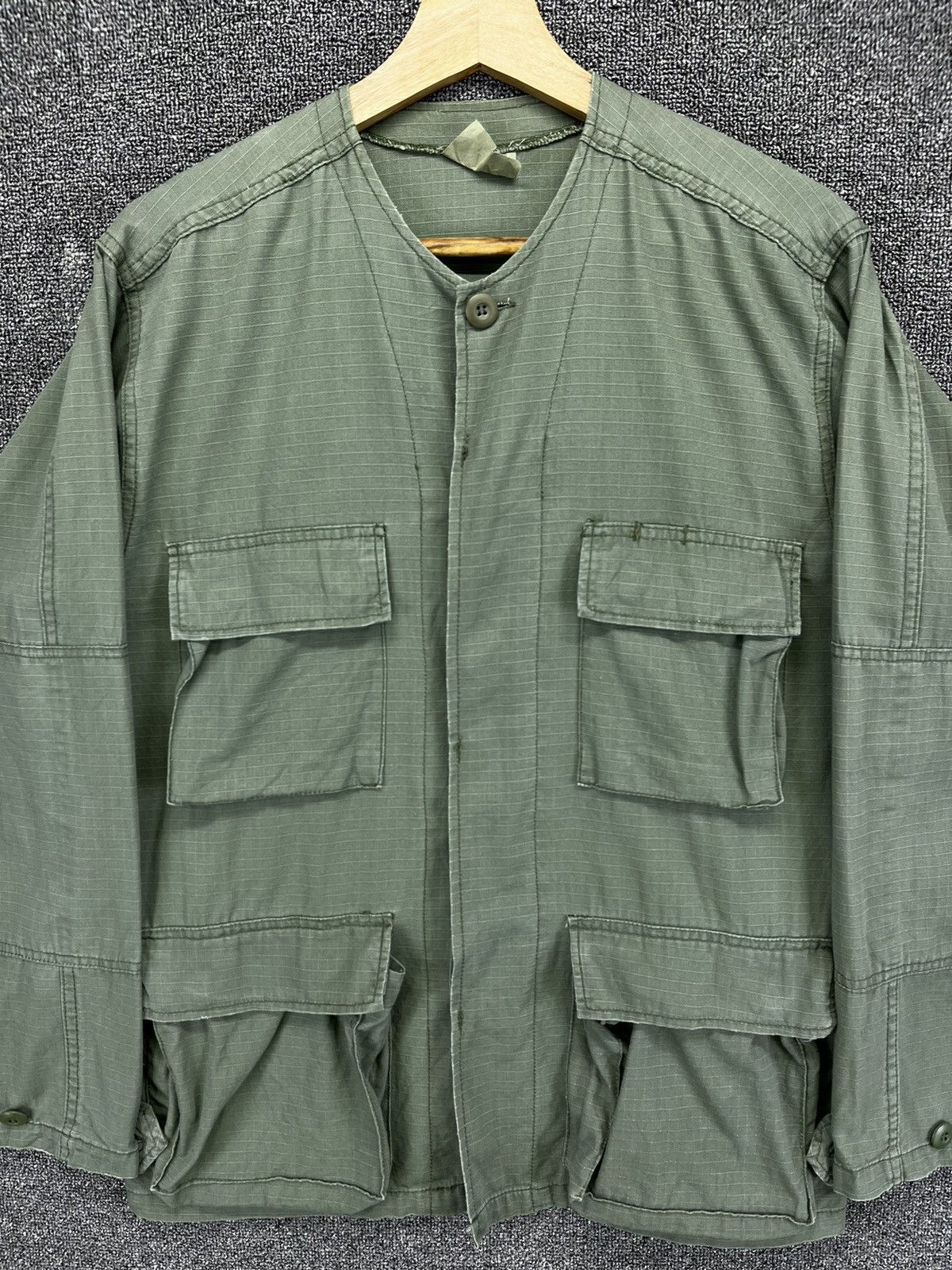 Vintage Vintage Rotcho Military Tactical Pocket Rip Stop Jacket Size US S / EU 44-46 / 1 - 5 Thumbnail