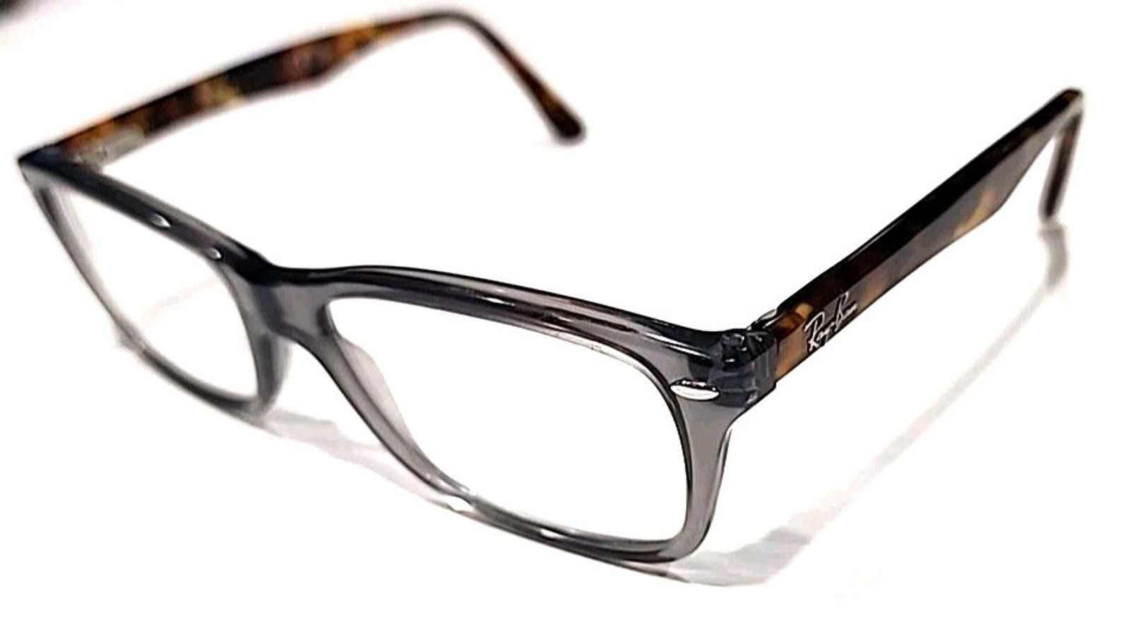 RayBan Ray Ban RB5228 5629 Gray Tortoise Oval Eyeglasses 53/17 140 Size ONE SIZE - 1 Thumbnail