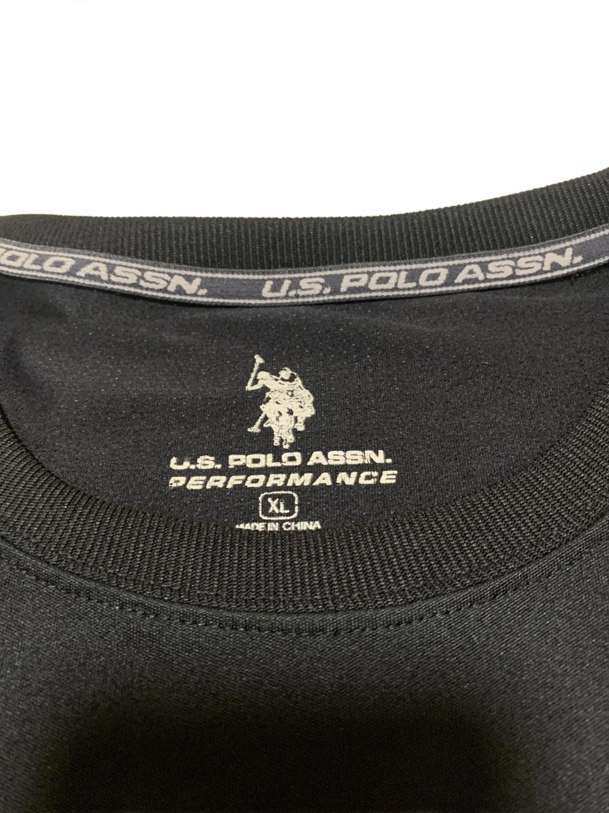 U.S. Polo Assn. U.S. Polo Assn. Performance Shirt XL Black White Size US XL / EU 56 / 4 - 2 Thumbnail