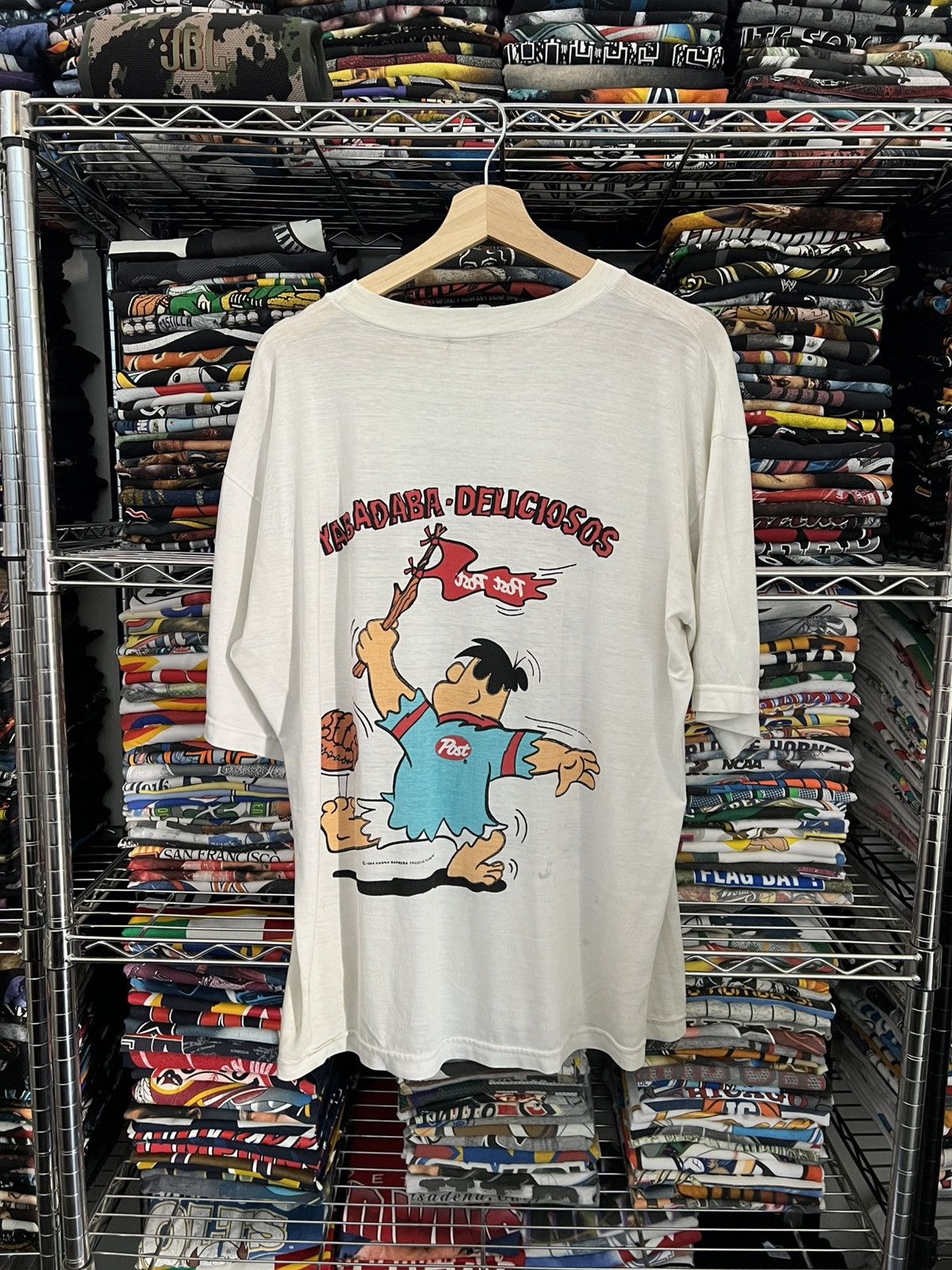 Cartoon Network 1994 Flintstones Fred Post Yabadaba Deliciosos Hanna Barbera Size US XL / EU 56 / 4 - 2 Thumbnail