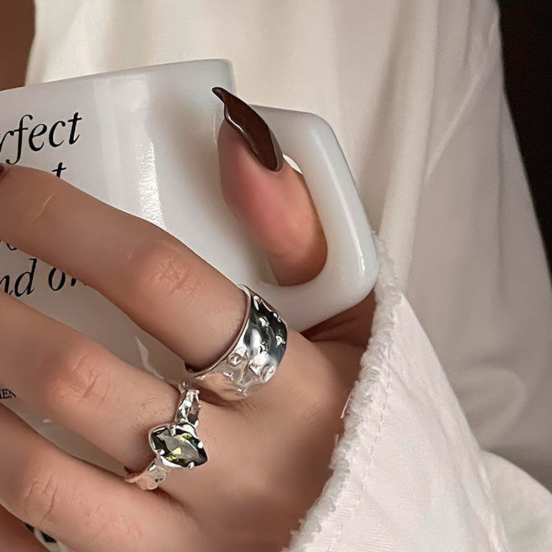 Jewelry New Design Jewelry Rings Open Size Chrome Ring (Size 7-13) Size ONE SIZE - 4 Thumbnail