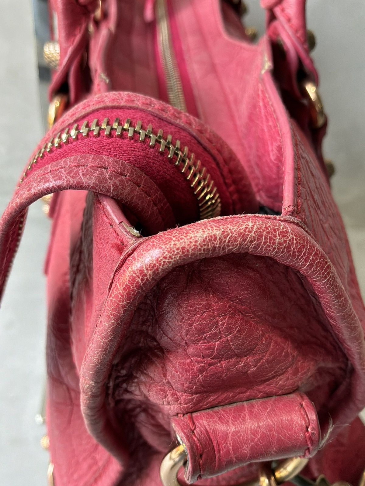 Balenciaga Balenciaga - Classic City Pink Lambskin Bag Size ONE SIZE - 14 Thumbnail