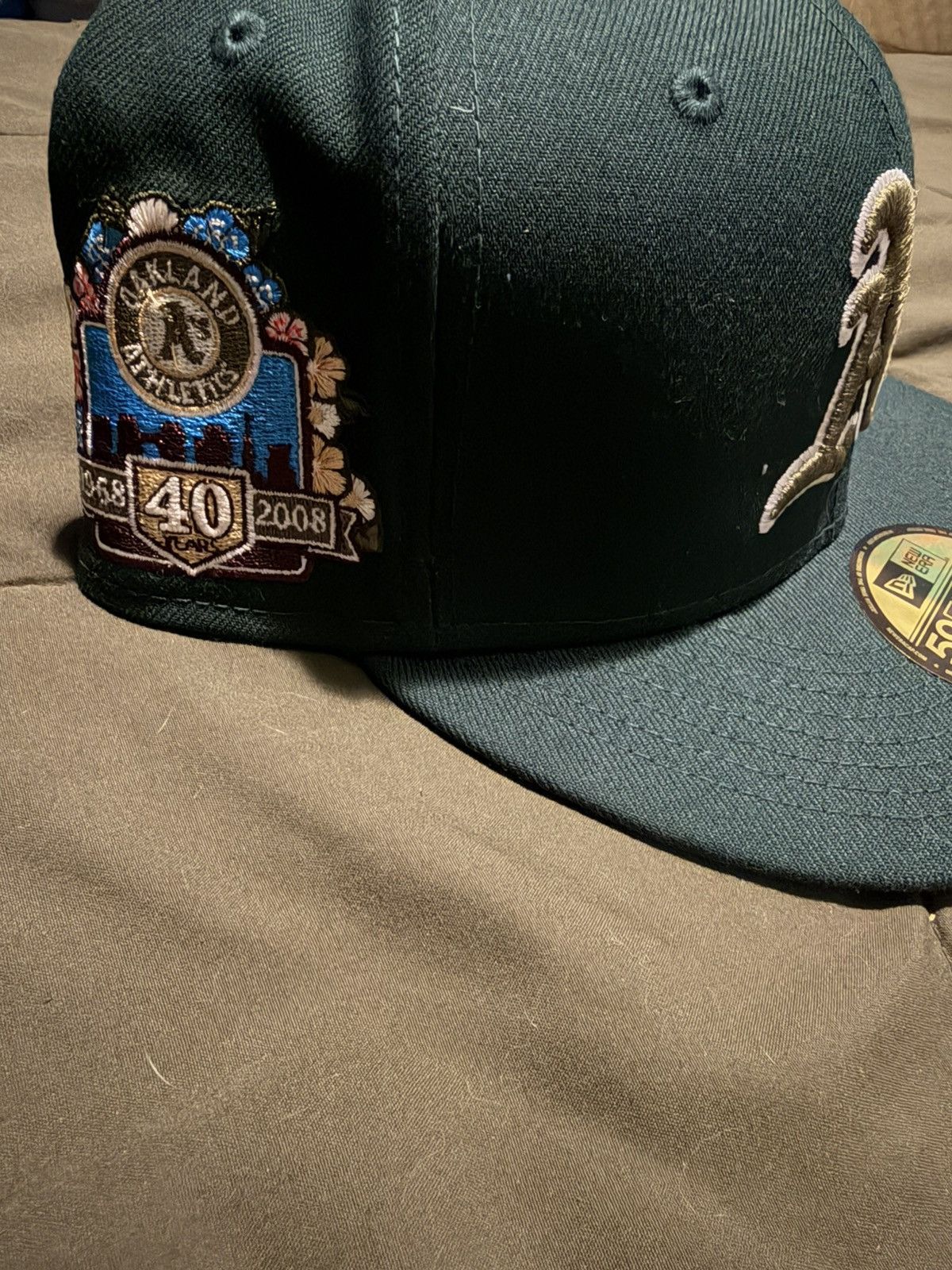 Hat Club Oakland Athletics 7 1/8 Size ONE SIZE - 2 Thumbnail