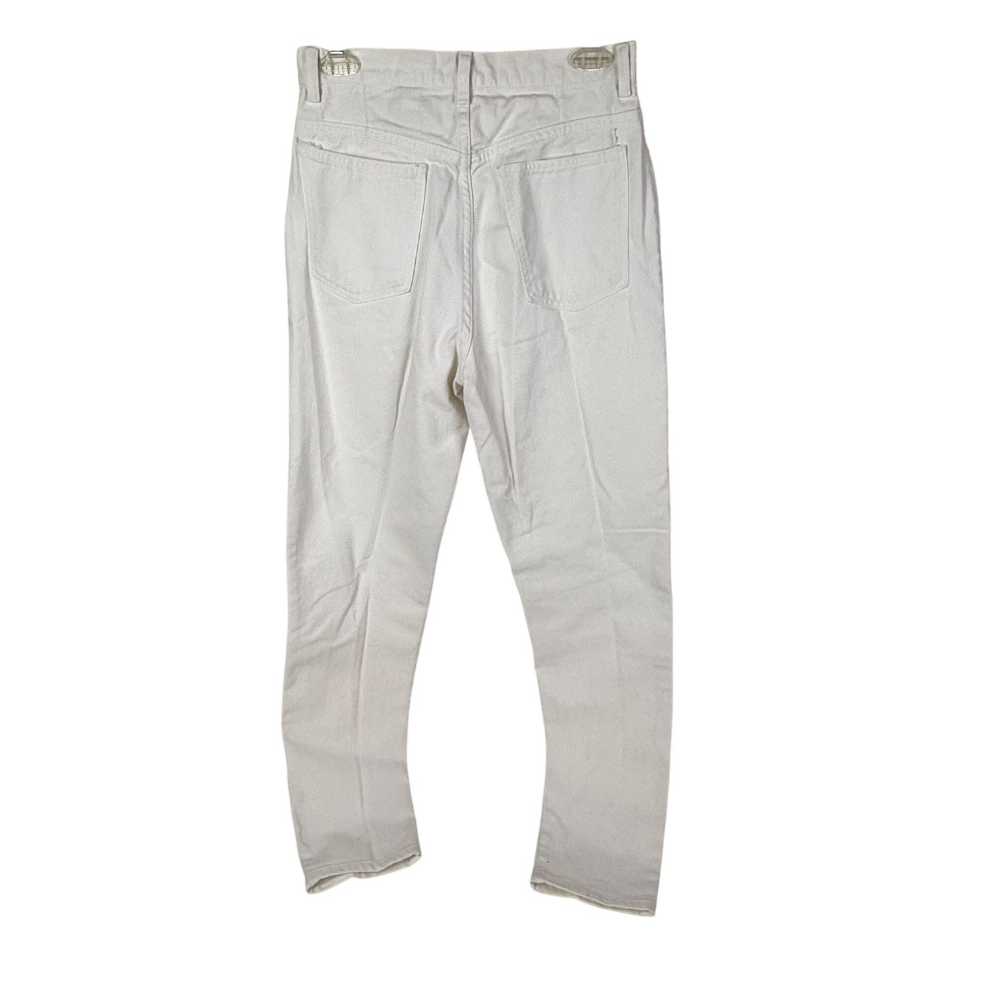 Gap Vintage 90's Gap Classic Fit Tapered Women's White Jeans Den Size 28" / US 6 / IT 42 - 2 Thumbnail