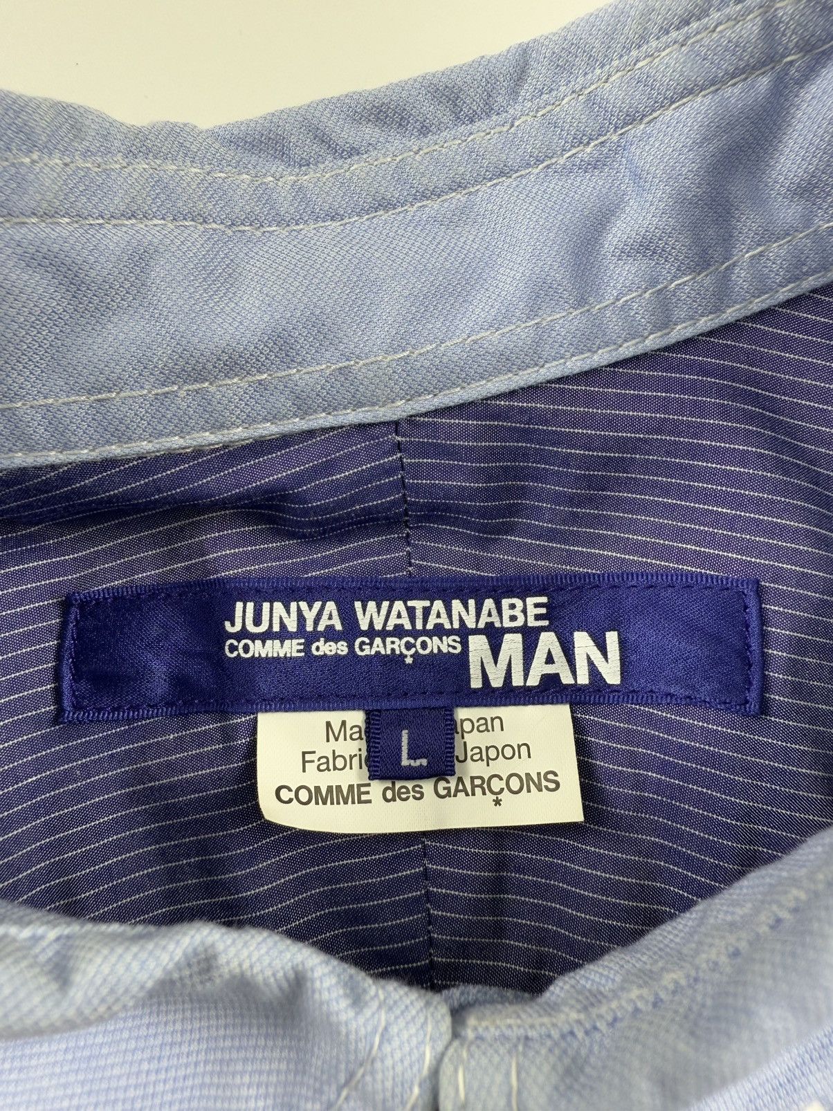 Junya Watanabe Junya Watanabe Patchwork Sleeve Shirt Size US L / EU 52-54 / 3 - 7 Thumbnail
