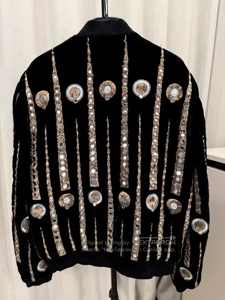 Saint Laurent Paris Saint Laurent Paris Marrakesh Jukebox Velvet Jacket Size US M / EU 48-50 / 2 - 3 Thumbnail