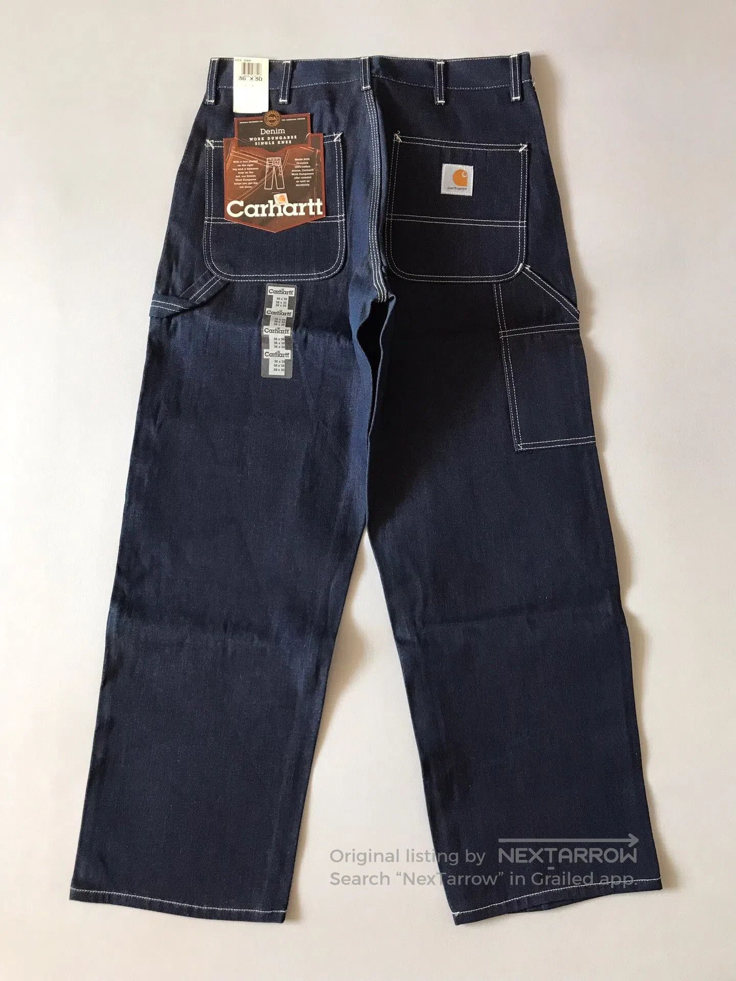 Carhartt Carhartt B03 Original Denim Jeans W36L30. Size US 36 / EU 52 - 3 Thumbnail