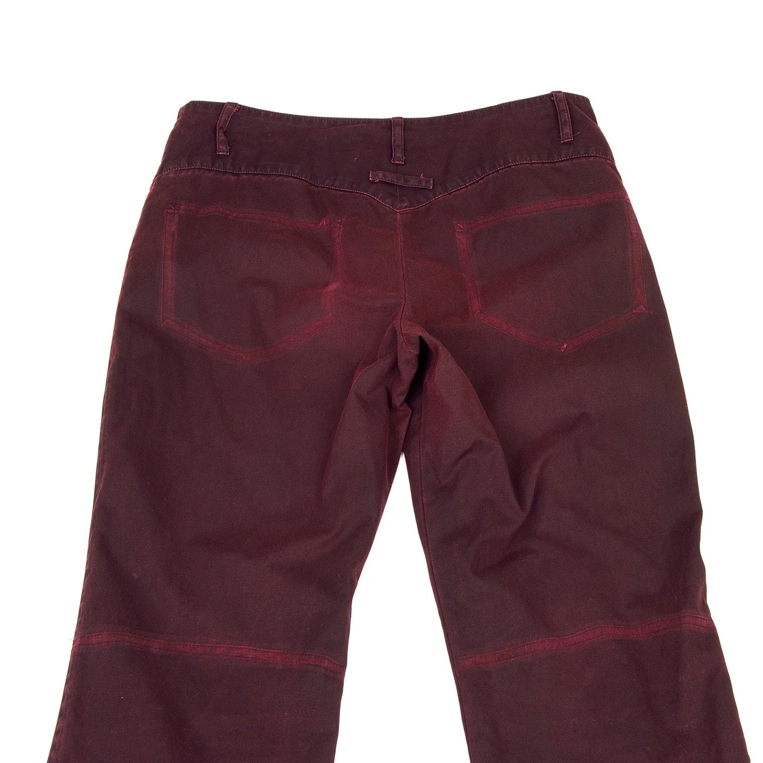 Jean Paul Gaultier Pocket Dyed Pants in Red, Size 48 Size US 32 / EU 48 - 10 Thumbnail
