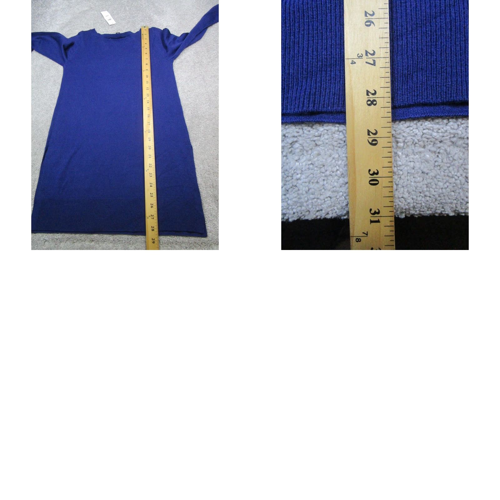 Ann Taylor Ann Taylor Sweater Womens Xs Blue Wool Blend Knit Pullover Size XXS / US 00 / IT 34 - 8 Thumbnail