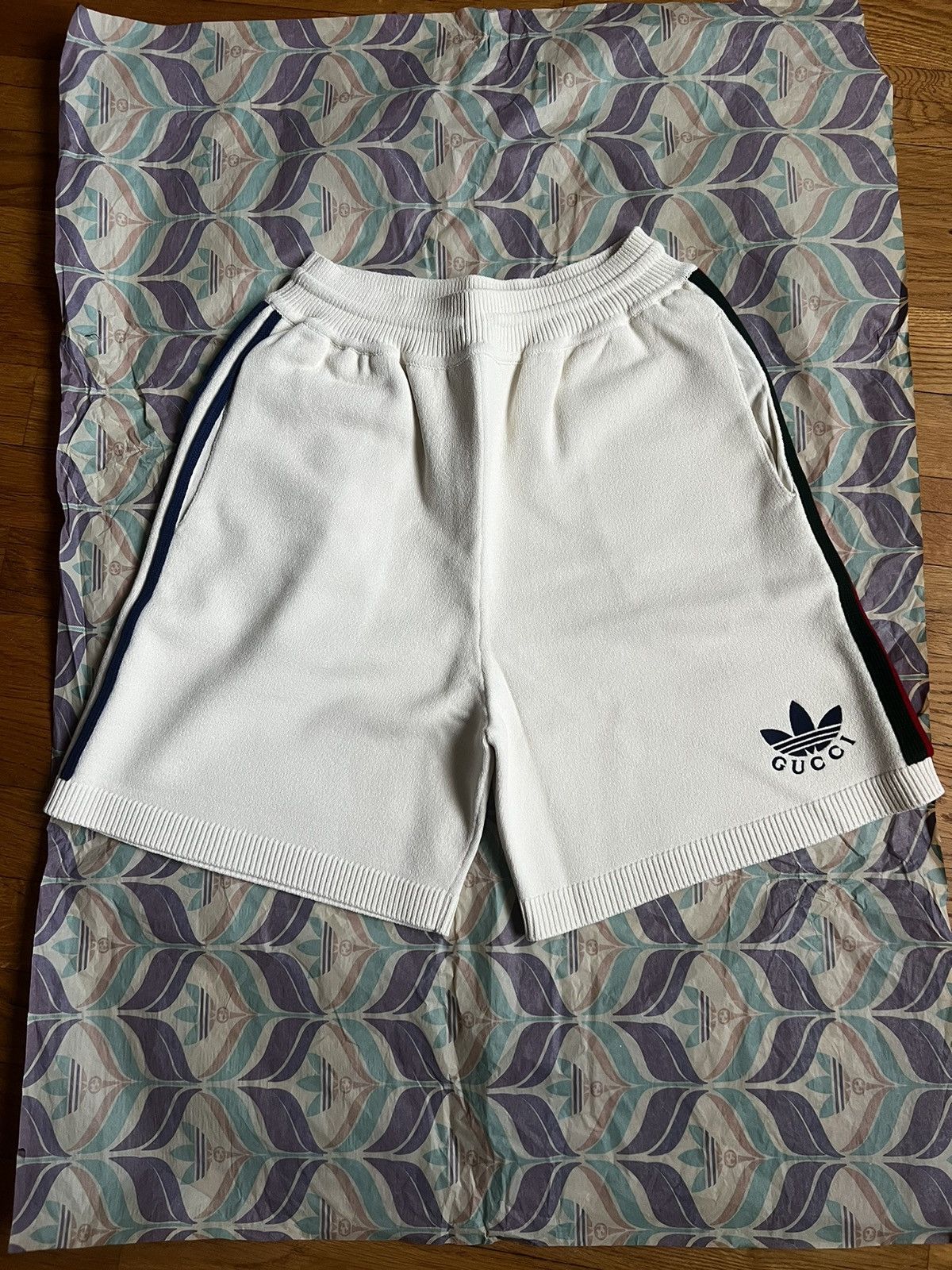 Adidas × Gucci Knitted shorts Size US 34 / EU 50 - 2 Thumbnail