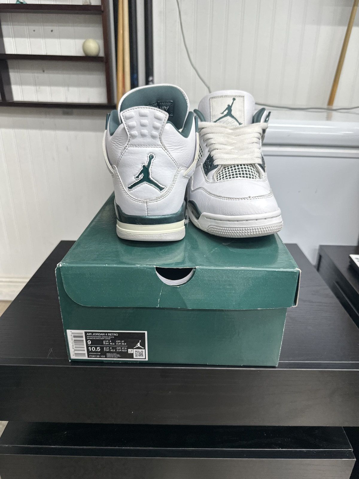 Jordan Brand Jordan 4 Retro Oxidized Green Size US 9 / EU 42 - 7 Thumbnail