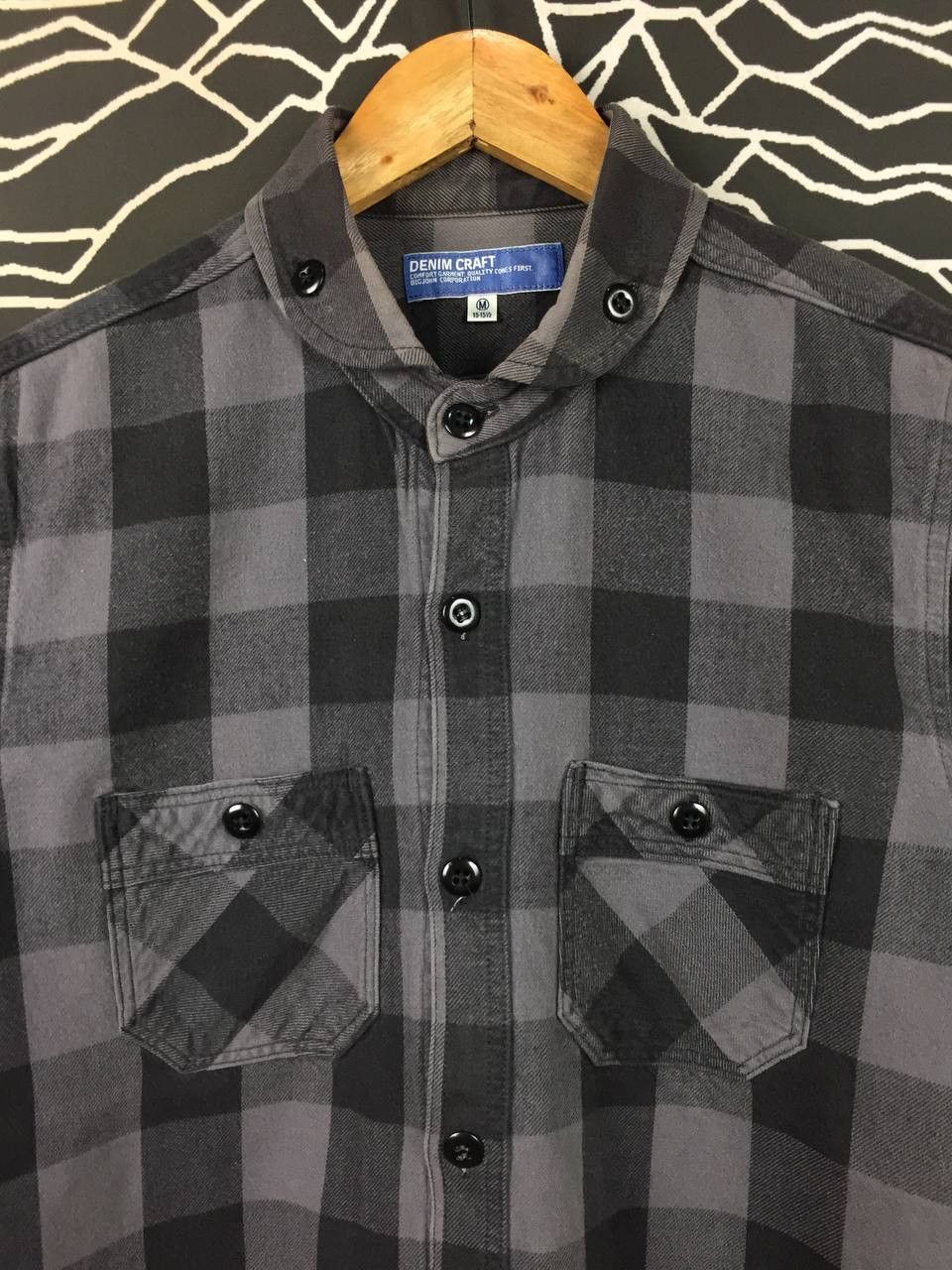 Big John Vtg Big John Denim Craft Heavy Flannel Buffalo Plaid Shirt Size US M / EU 48-50 / 2 - 3 Thumbnail
