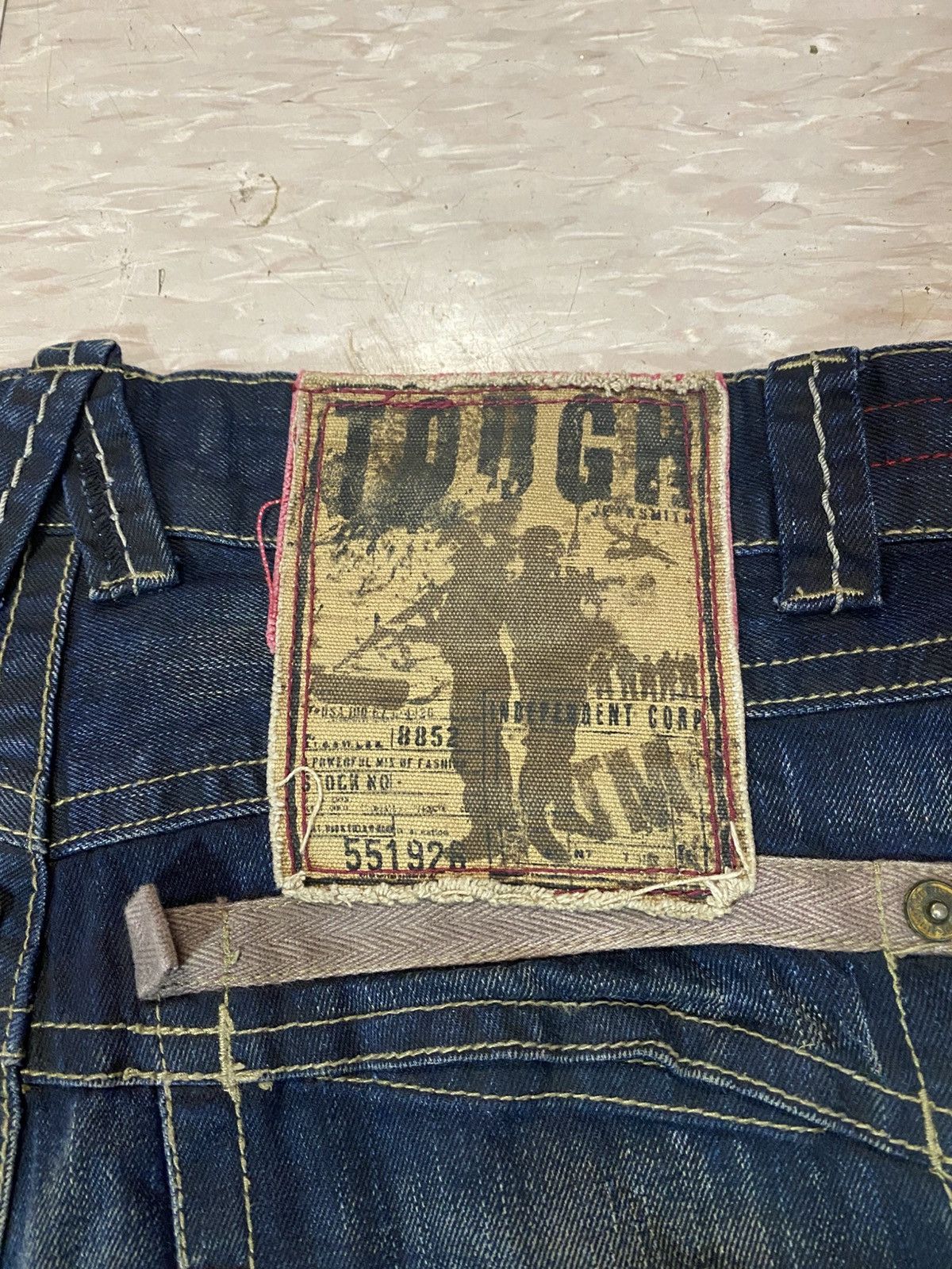 If Six Was Nine Tough jeansmith with leather belt Size US 34 / EU 50 - 7 Thumbnail